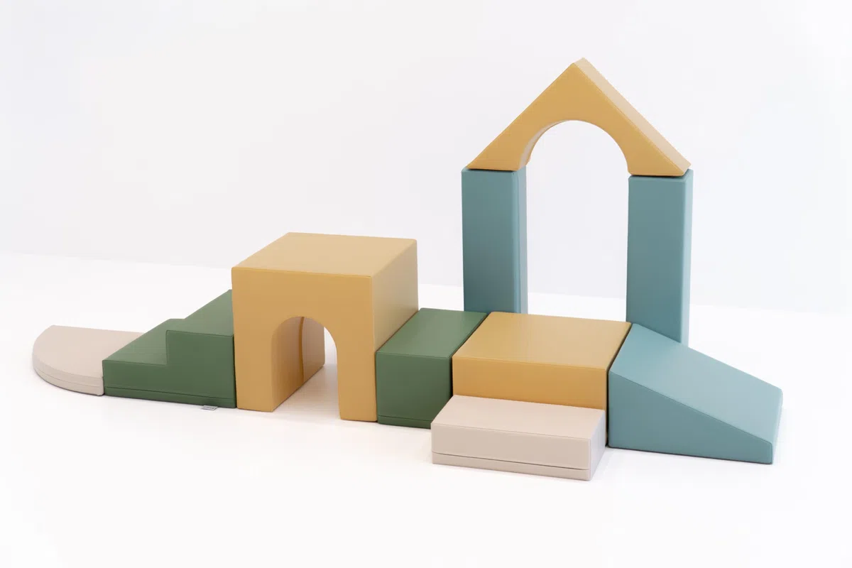 IGLU SOFT PLAY Mattoncini da Costruzione in Schiuma Grandi Dimensioni
