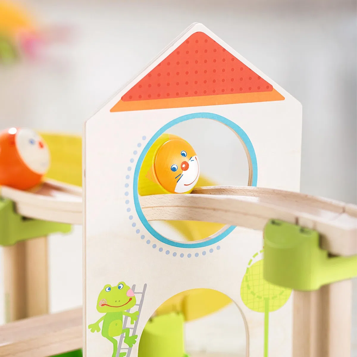 HABA 300438 Ball Track Kullerbü - Windmill Track- with Special Effects, for Ages 2 Years And Up (Made in Germany)