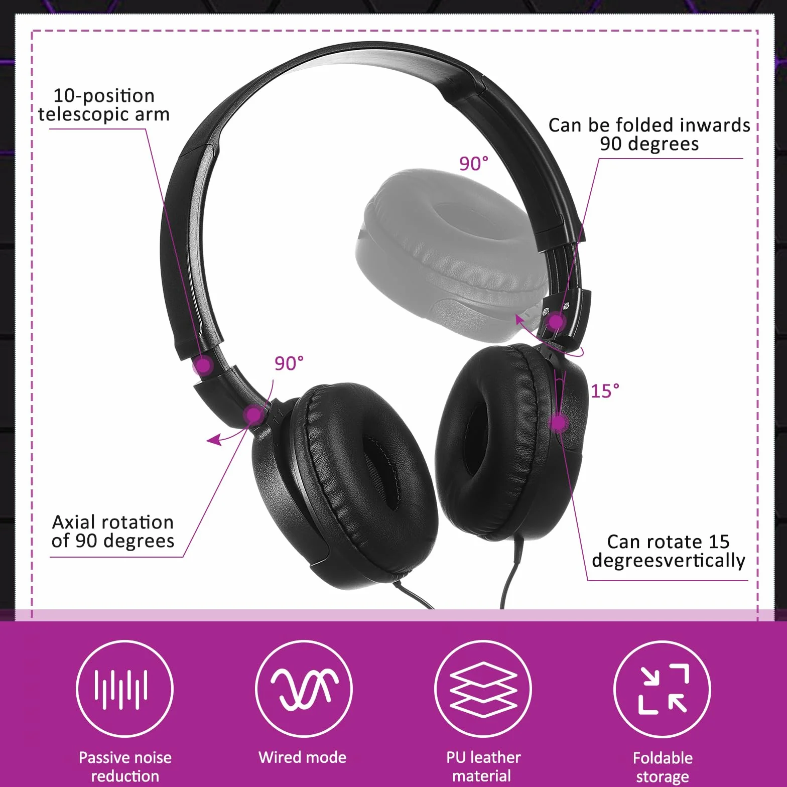 Dunzy Kit di attrezzature per la caccia ai fantasmi con Ghost Box Rilevatore di campo magnetico Cuffie Benda Dispositivo di caccia per indagini Emf Meter Magnetico Paranormale Spirit Forniture per
