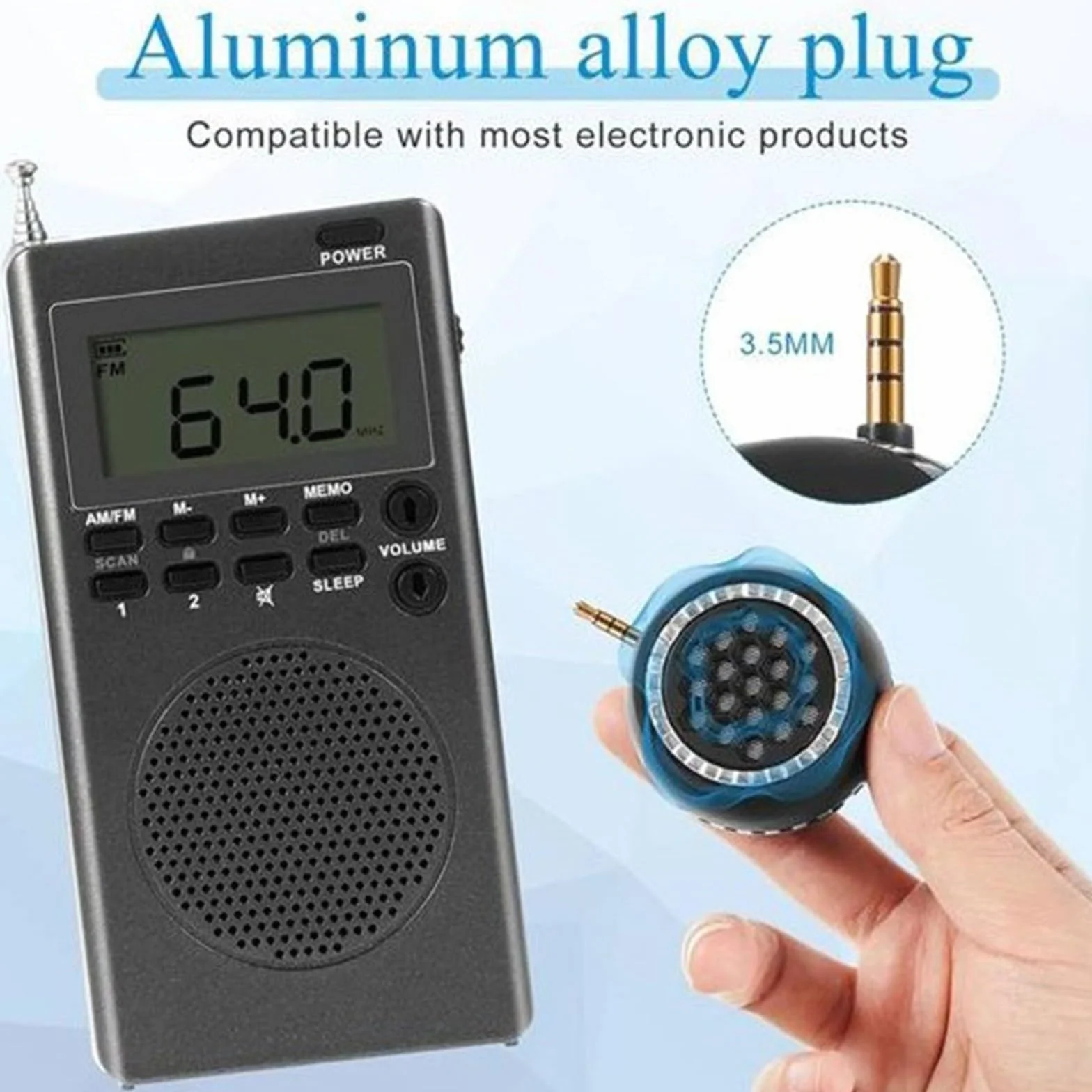 Kit di indagine paranormale con radio box, sensore LED sfere altoparlante per caccia, set da 4/6 pezzi (6 pezzi)
