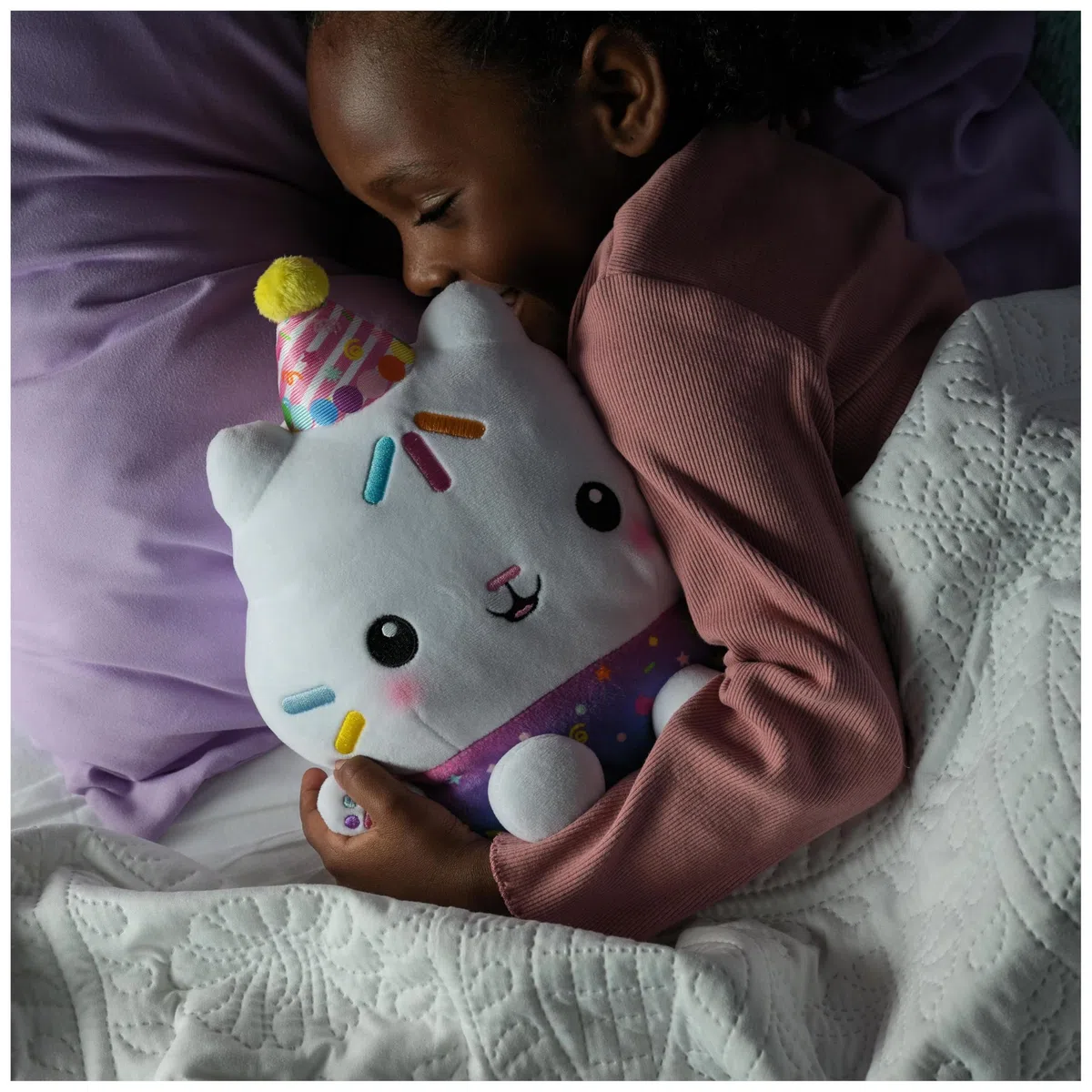 Gabby's Dollhouse Festeggiamenti Peluche Cakey Cat interattivo 25 cm con Suoni Giocattoli Bambini 3+