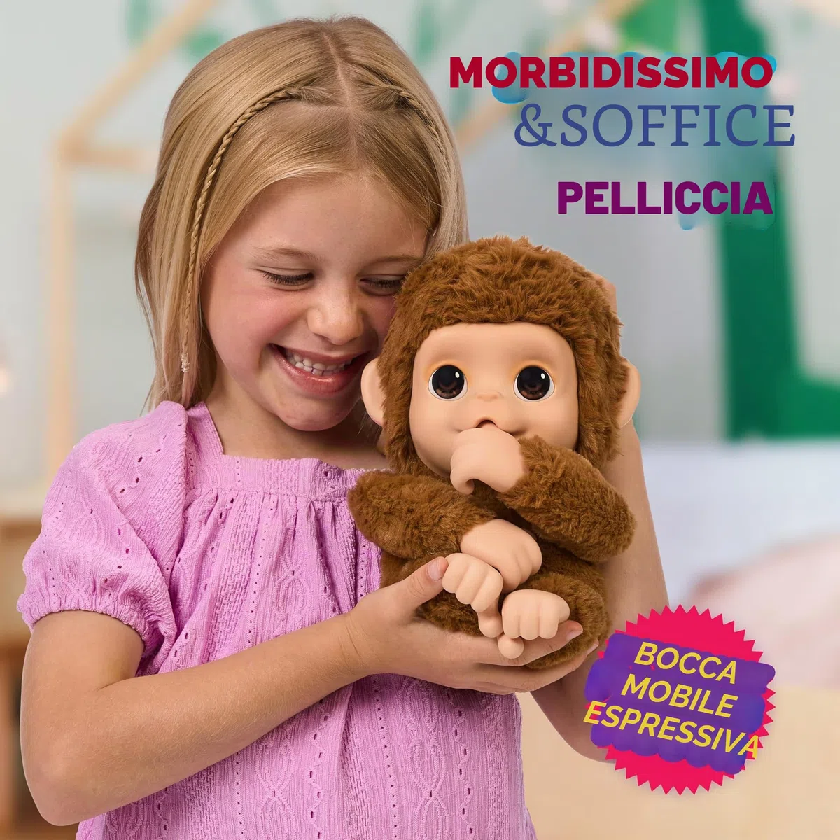 Little Live Pets Mon Bébé Singe Peluche interactive