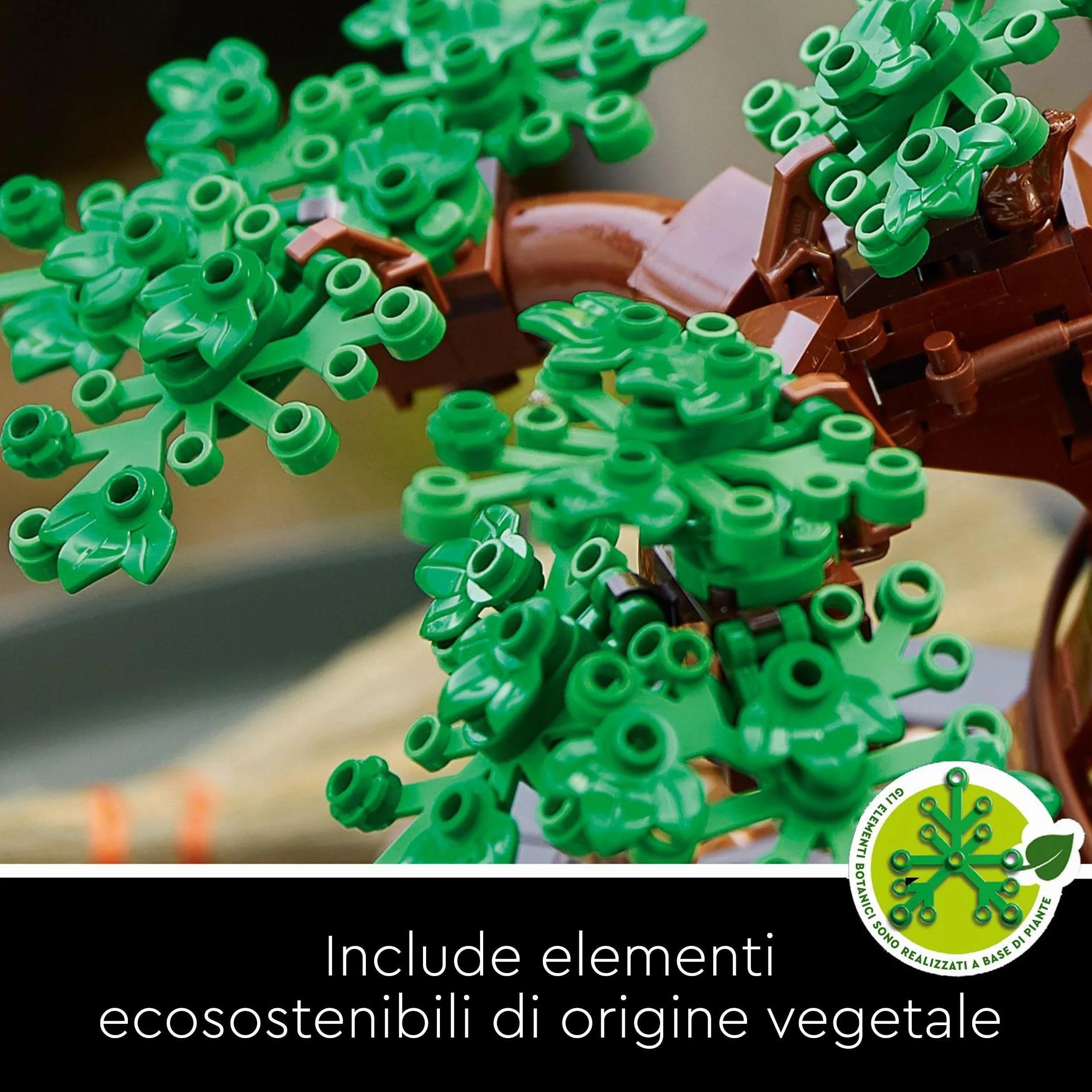 LEGO Botanicals Albero Bonsai - Kit di Piante Artificiali, Modellino da Costruire di Alberello con Vaso - Decorazione per la Casa Fai da Te - Idee Regalo per Adulti, Donna o Uomo - 10281