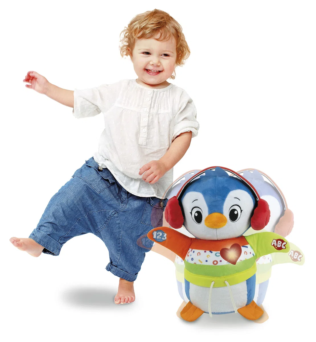 Clementoni Baby Billy Balla con Me Peluche Interattivo Parlante Canzoncine Filastrocche Bambini 12+ Mesi