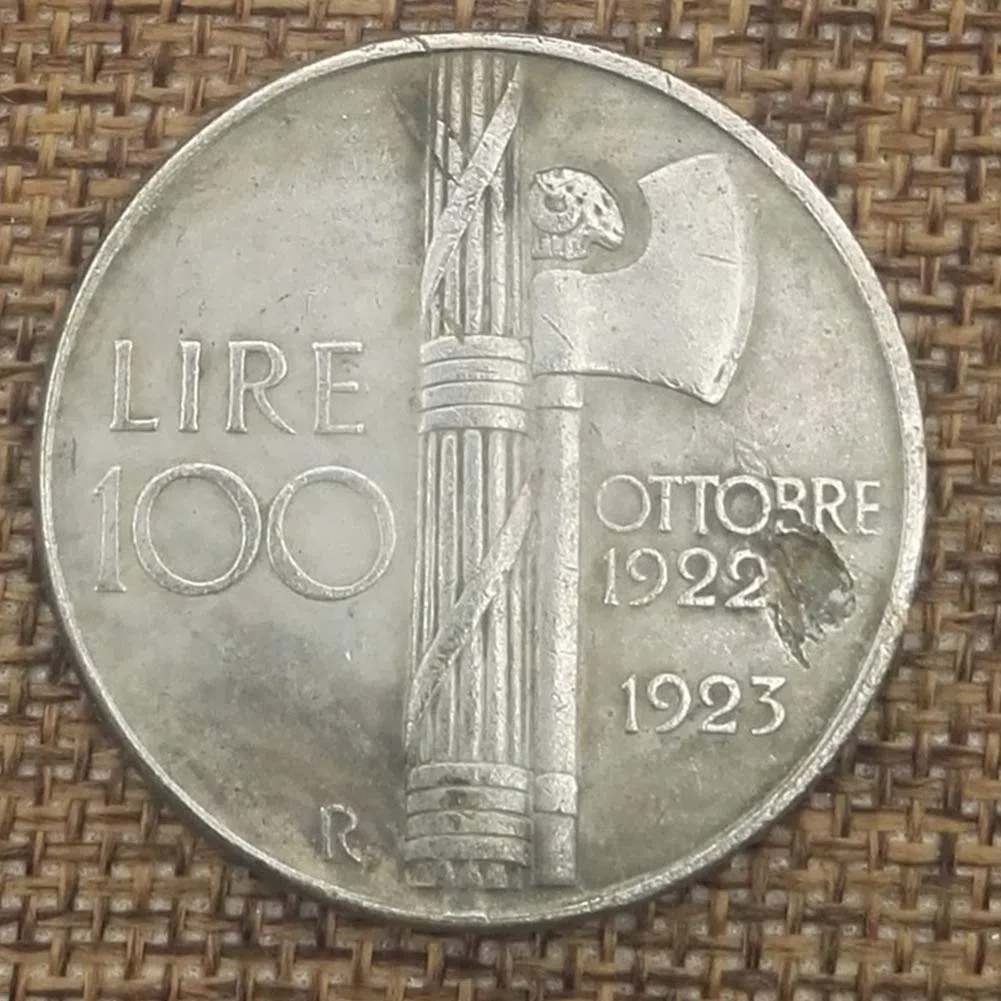 Moneta da Collezione Argento Dollaro Argento Mussolini 38mm