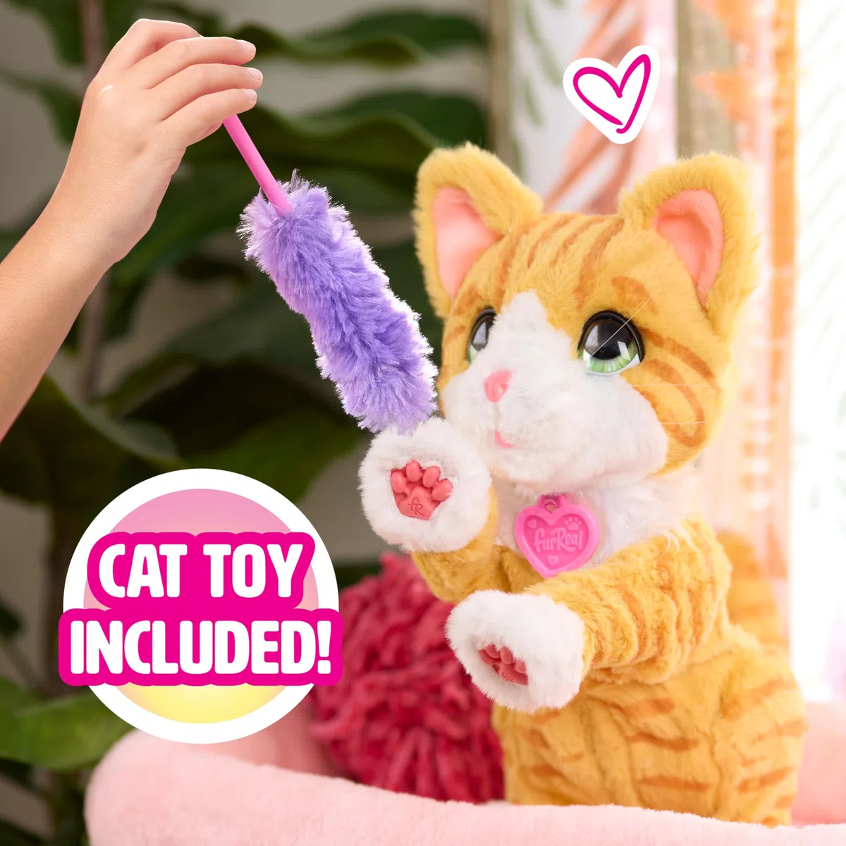Just Play furReal Bella the Biscuit-Making Kitty 25,4 cm interattivo peluche oltre 30 suoni e reazioni giocattoli per bambini dai 4 anni
