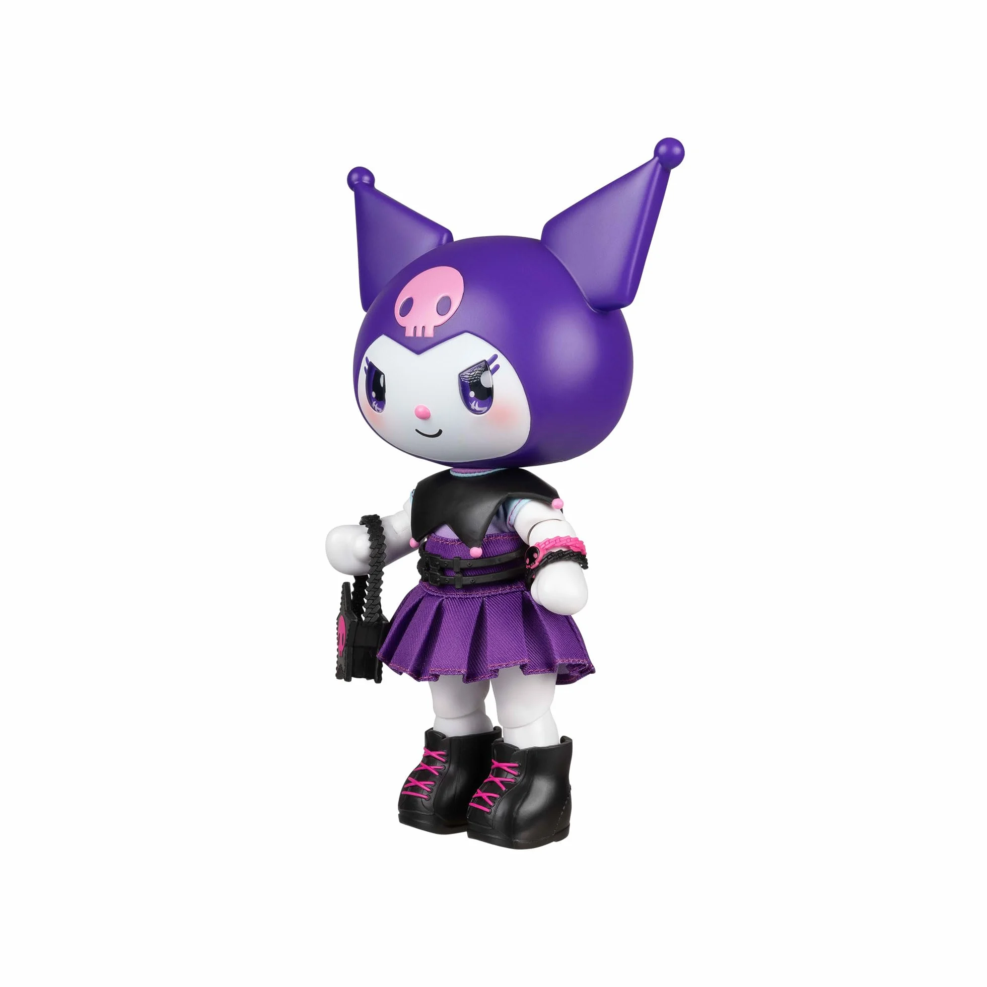 Hello Kitty - Kuromi Premier Bambola 20 cm, 9 Punti Di Articolazione, Vestiti E Accessori Removibili, Per Collezionisti, Bambini e Bambine dai 3 Anni