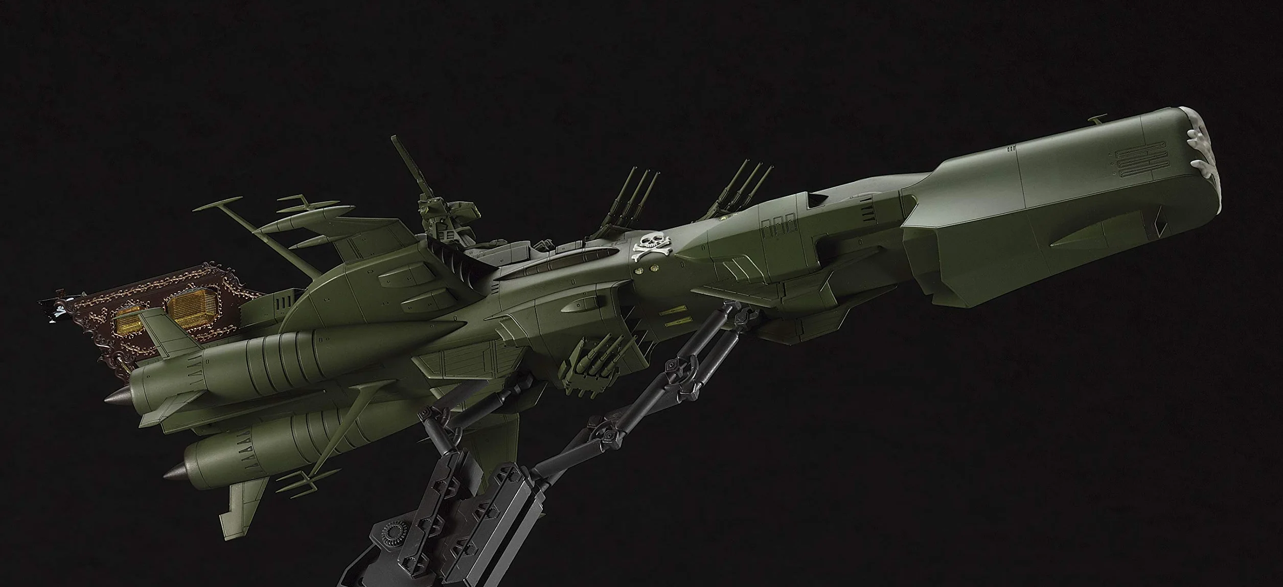 Modello ARCADIA "CLASSIC" VERDE di CAPITAN HARLOCK Kit Montaggio Scala 1:1500 Hasegawa CW05