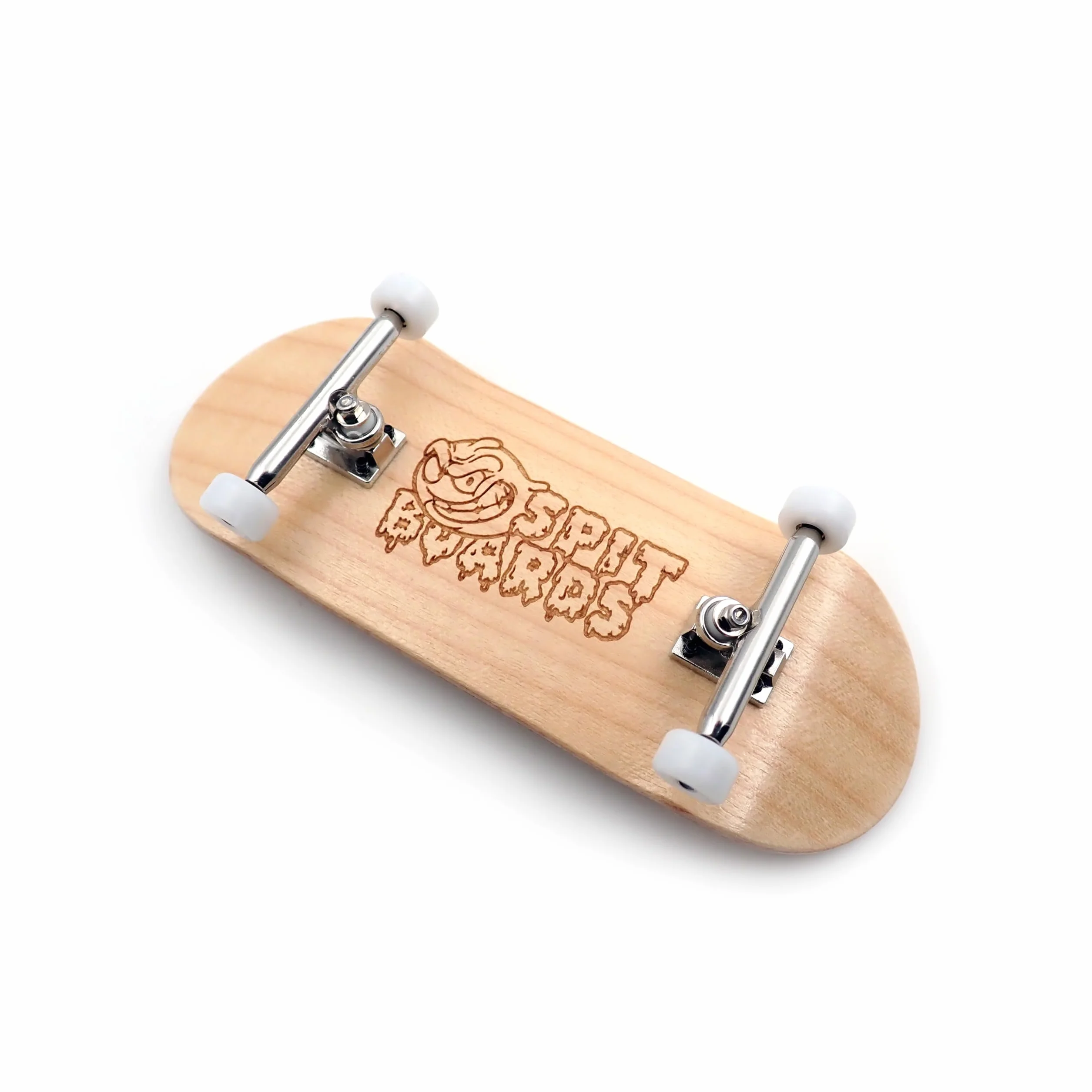 SPITBOARDS Fingerboard Set Completo Legno Pro 5 Strati 36mm Ruote Cuscinetti CNC Nastro Grip Schiuma Laserato