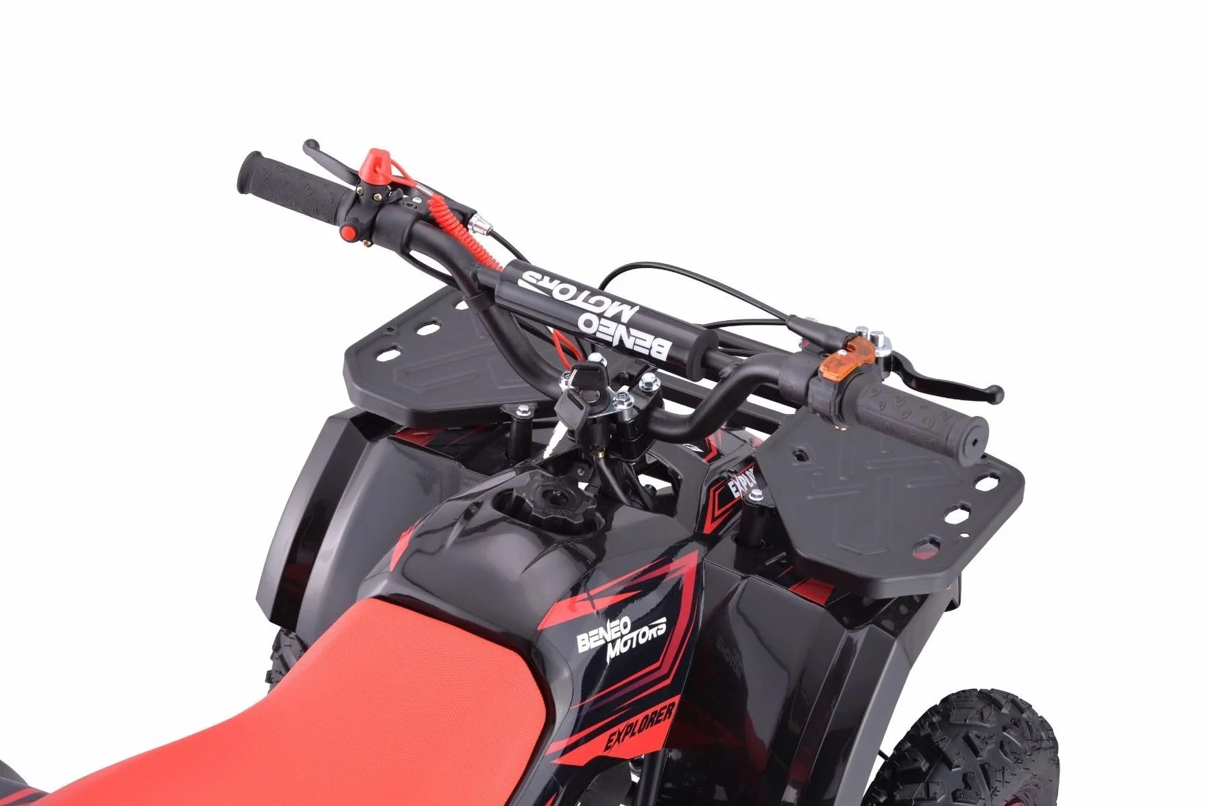 Miniquad 49cc Benzina ATV Bambino, I-Explorer Rosso, bambini dai 4 ai 10 anni