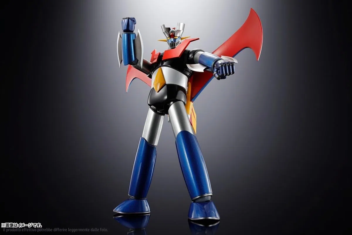 TAMASHII NATIONS Soul of Chogokin GX-117 Mazinger Z (tipo rinforzato) Shinka in pelle - KAKUMEI SHINKA - circa 6,5 pollici (165 mm), pressofuso e ABS, action figure dipinte