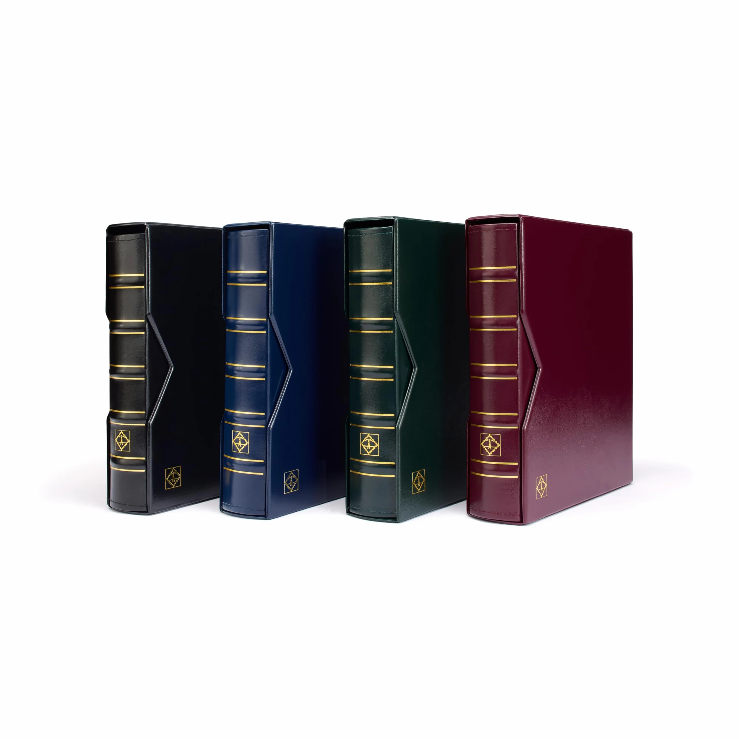 Leuchtturm Optima Classic Album per Monete Raccoglitore ad Anelli Rosso