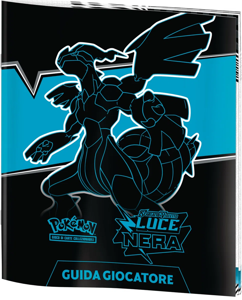 Pokémon: set Allenatore Fuoriclasse (Zekrom) dell’espansione Scarlatto e Violetto - Luce Nera del GCC Pokémon (una carta a figura intera di Thundurus, nove buste di espansione e accessori premium)