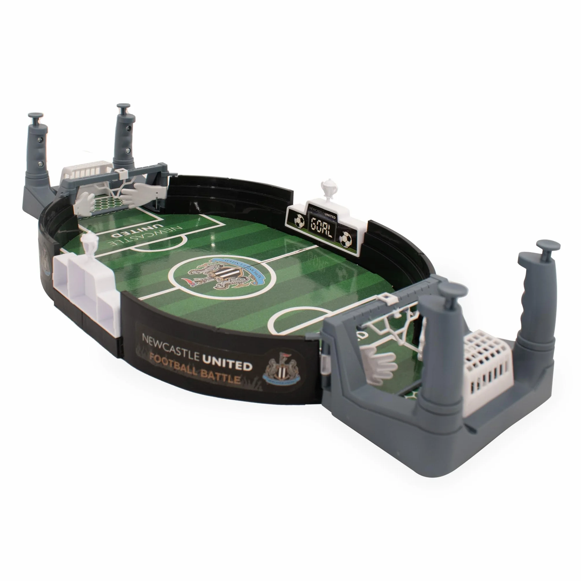 Hy-PRO Mini Calcio Balilla Portatile con Licenza Ufficiale - Gioco da Tavolo Interattivo con 2 Palline