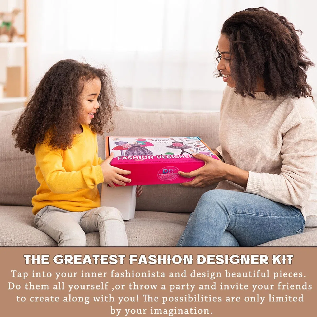 Fashion Studio Kit per ragazze, kit di e mestieri, studio di creativo con 2 manichini per ragazze 6 anni in su, Halloween, festa dei bambini, compleanno, Ringraziamento, Natale
