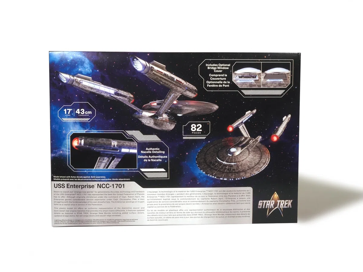 Polar Lights Star Trek Strange New Worlds U.S.S. Enterprise - Modellino in scala 1:1000