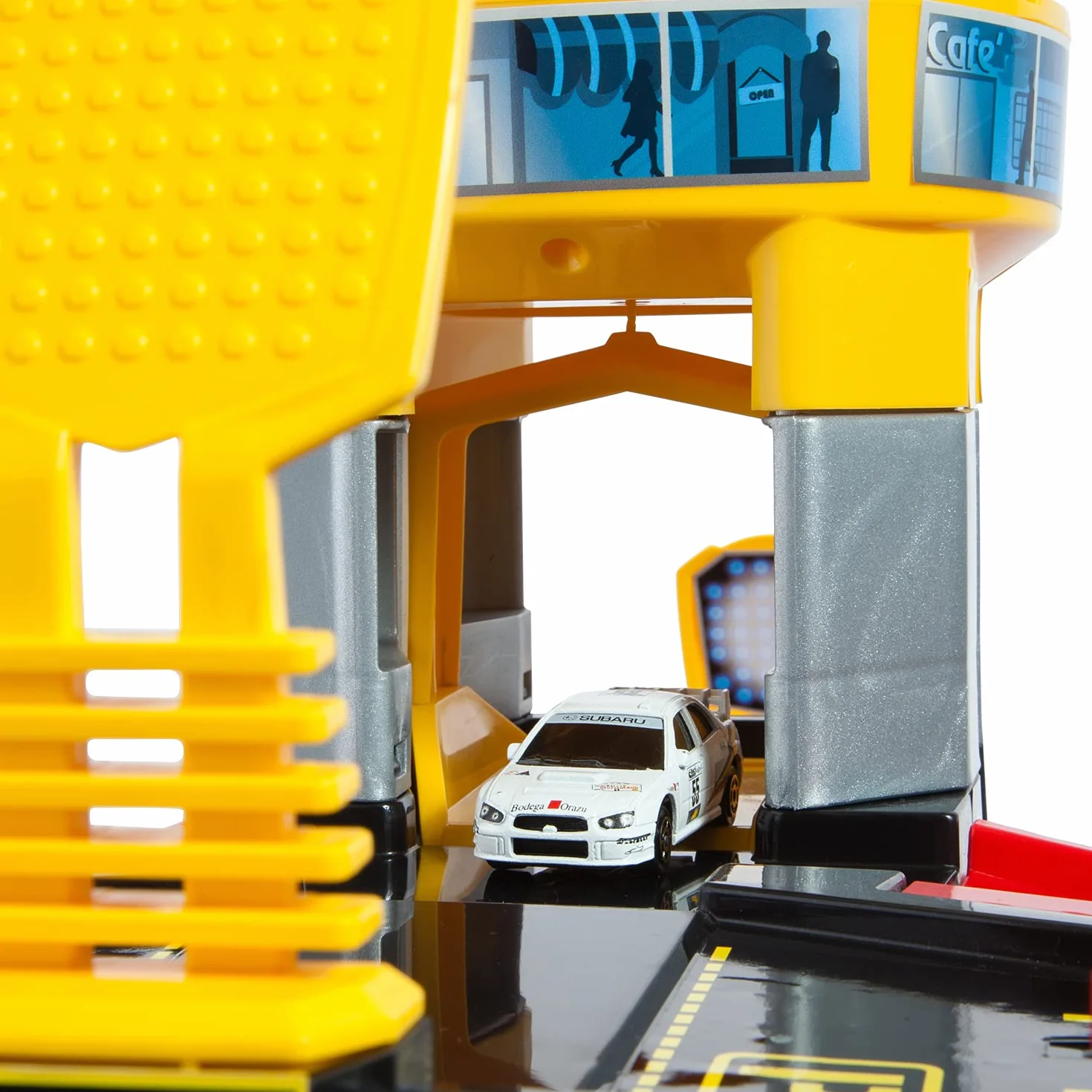 MOLTO | 6 piante parcheggi per bambini con garage, rampe, lavanderia, ascensore, stazione di benzina e area unta | Giocattoli educativi per bambini | + 3 anni