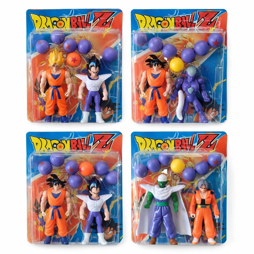 Pasqualone DragonBall Blu con 5 Sorprese Garantite per Bambini 3-6 Anni | Uovo Pasqua Giocattolo 40x30 cm Senza Cioccolato | Personaggio POP, 2 Set Action Figure, Cappellino | Pasqua 2026