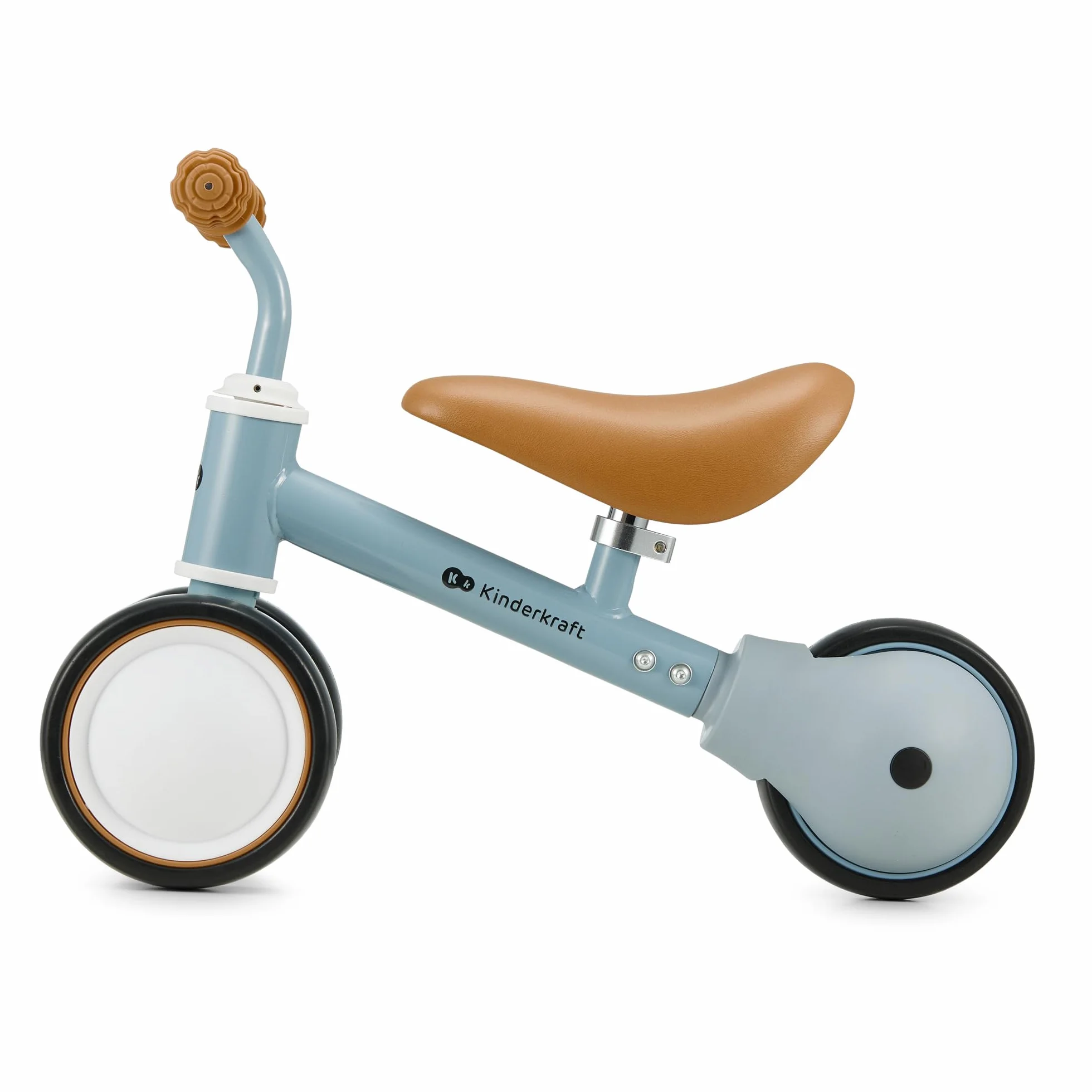 Kinderkraft CUTIE Bici senza Pedali, Bicicletta in Metallo, Sella Regolabile, Leggero Triciclo, da 1 Anno, Blu