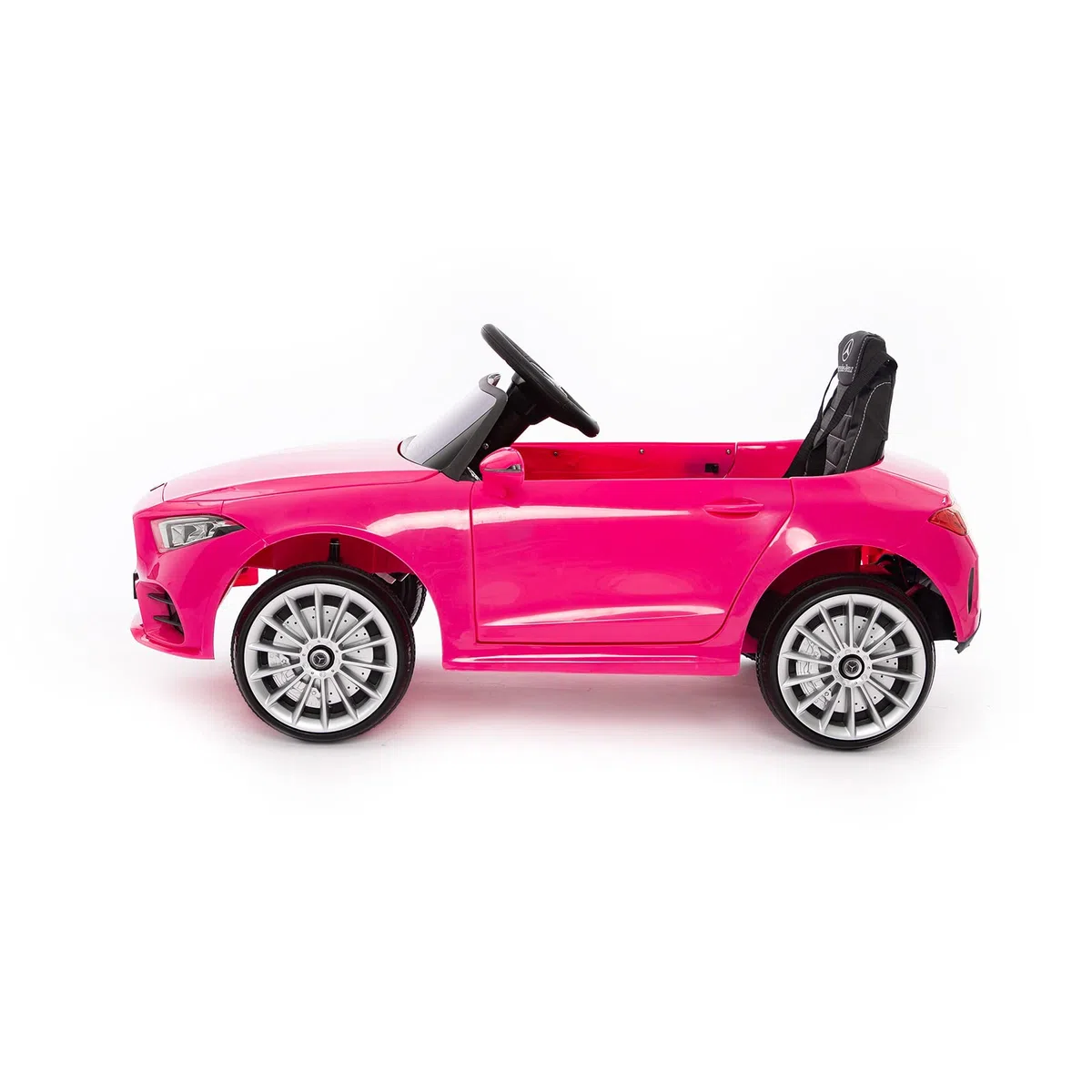 BabyCar Mercedes CLS 350 AMG Macchina Elettrica per Bambini 12V 2 Motori 25W Telecomandata Sedile in Pelle Porte Apribili MP3 USB Licenza Ufficiale Rosa