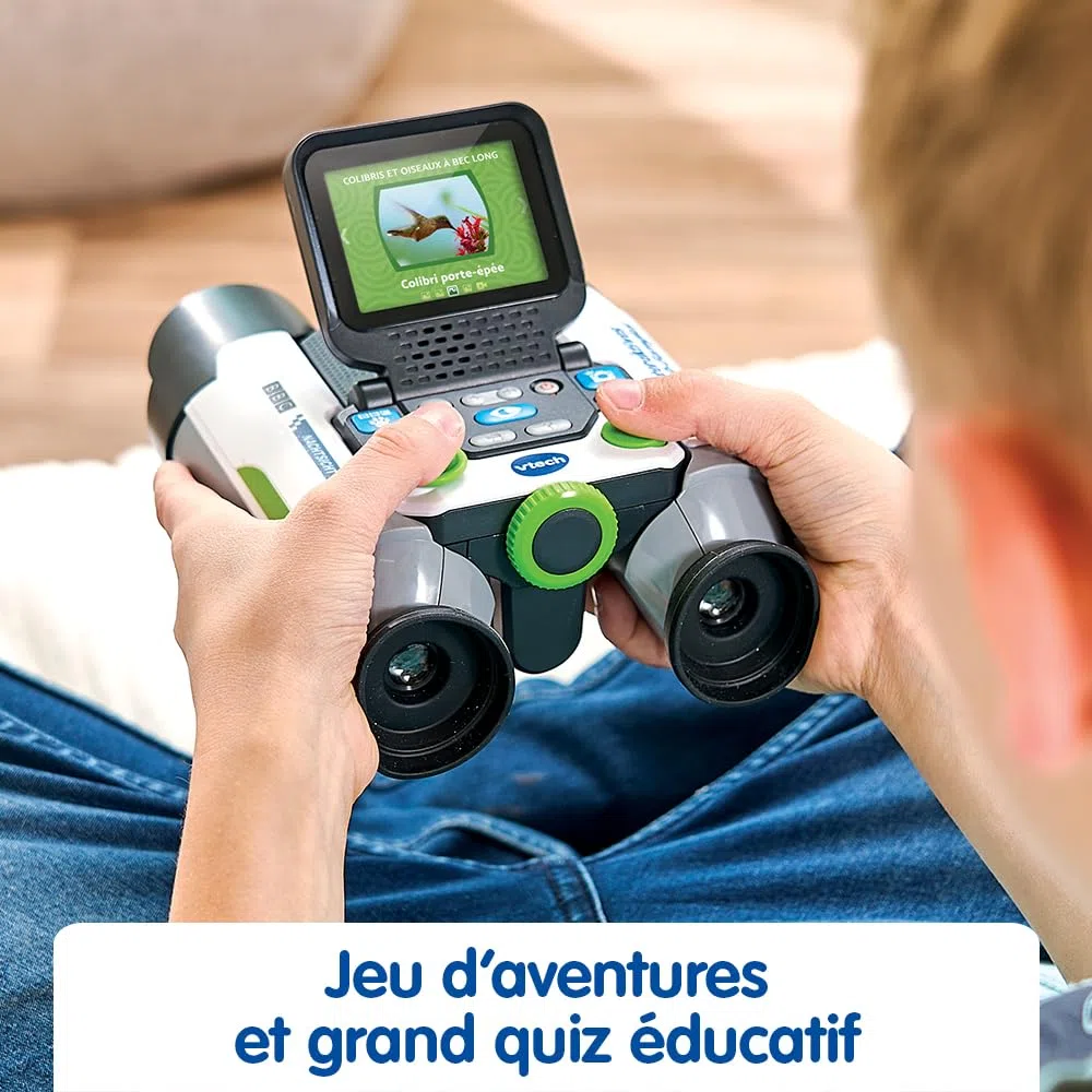 VTech. Binocolo Bambino, 80-618675, Bianco e Verde, Standard