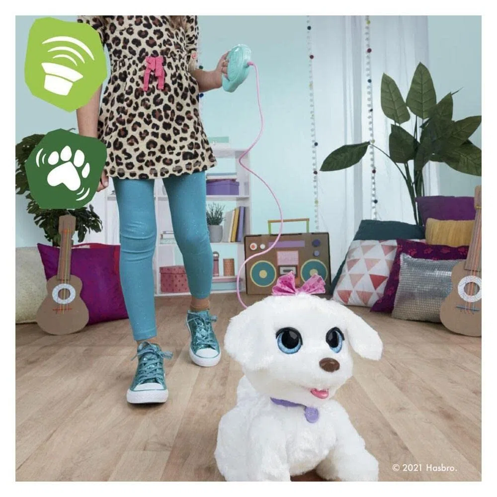 FurReal Hasbro Gogo, Il Cagnolino Ballerino, Cucciolo Di Peluche Interattivo Con 50 Suoni E Reazioni, Dai 4 Anni In Su