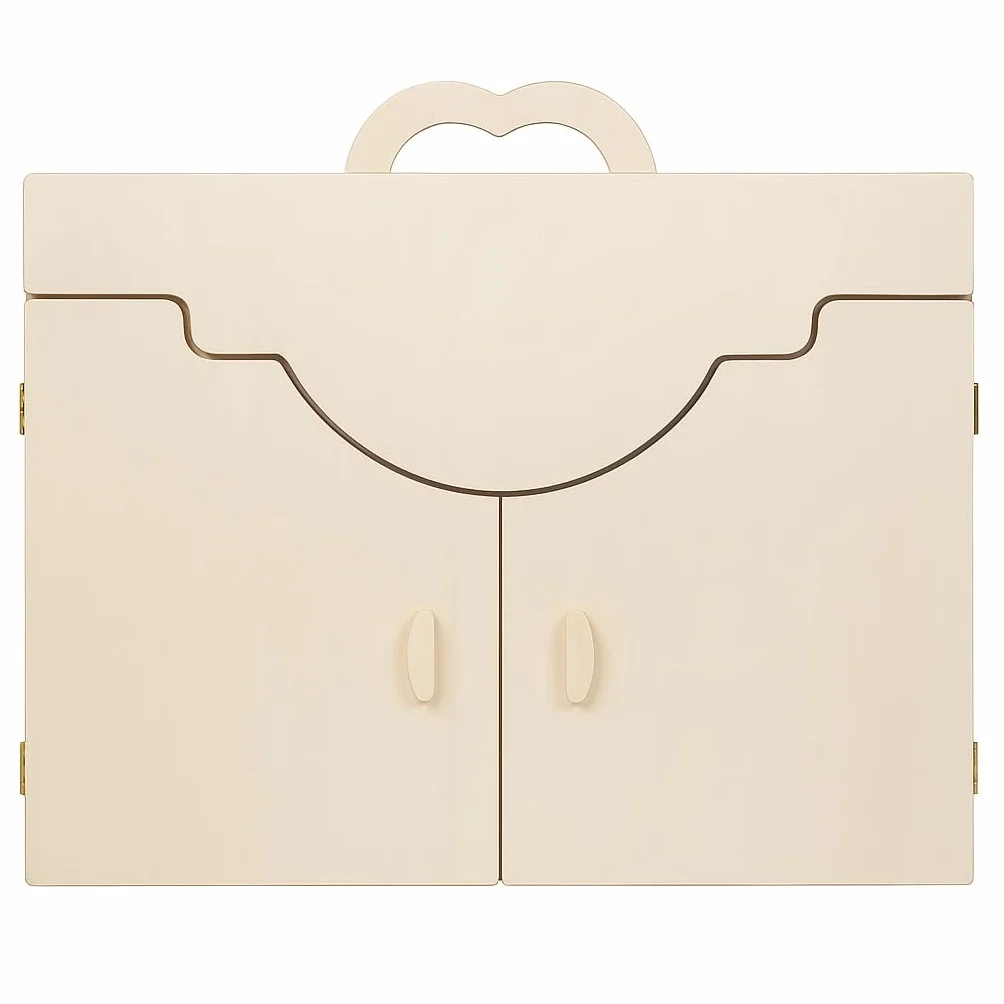 Kamishibai in Legno Formato A3 - Teatrino Butai Portatile a Valigetta - Teatro Giapponese da Tavolo - Regalo educativo Artigianale in Legno Made in Italy