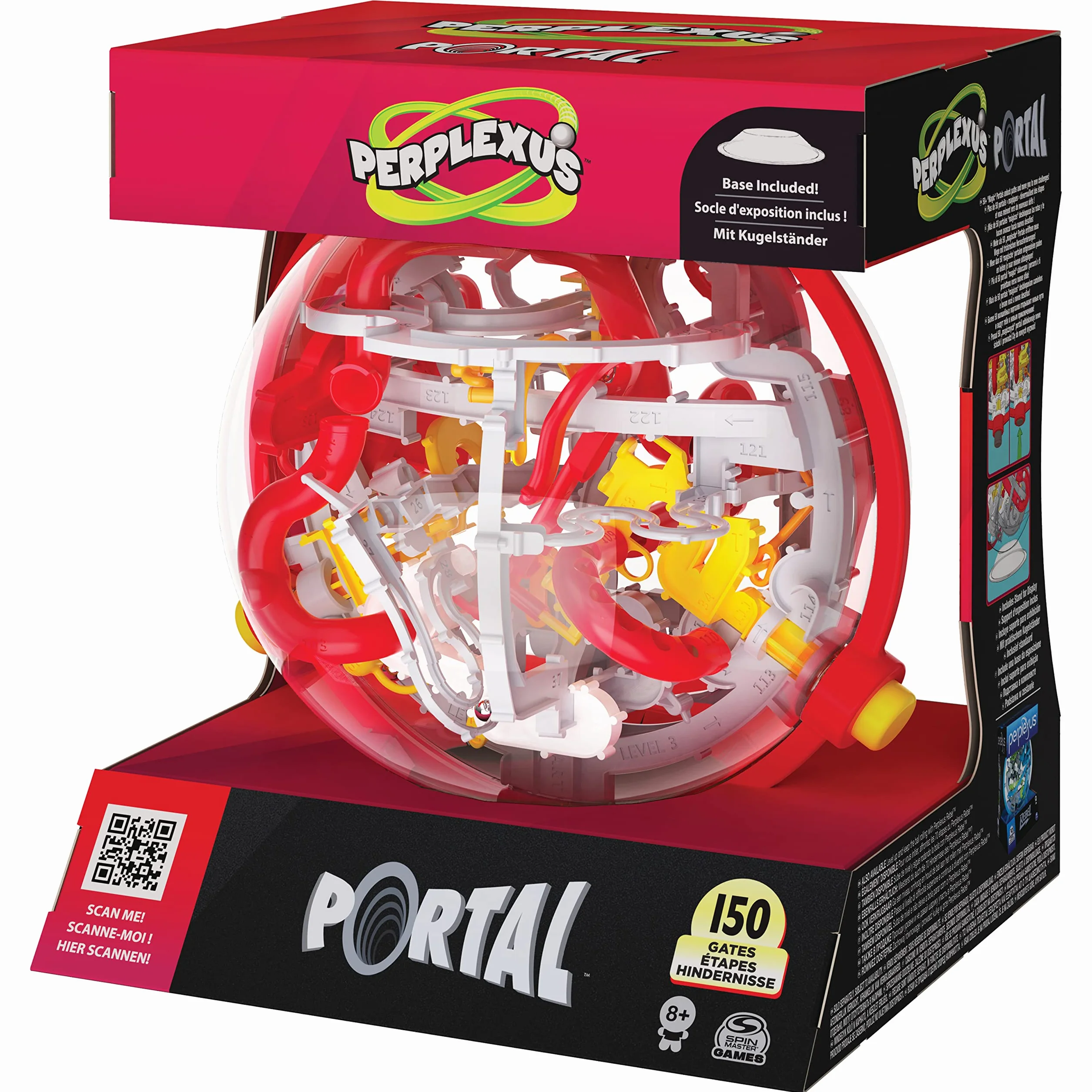 Perplexus Portal, il Labirinto in 3D con 150 Ostacoli in una Sfera, 8+ Anni
