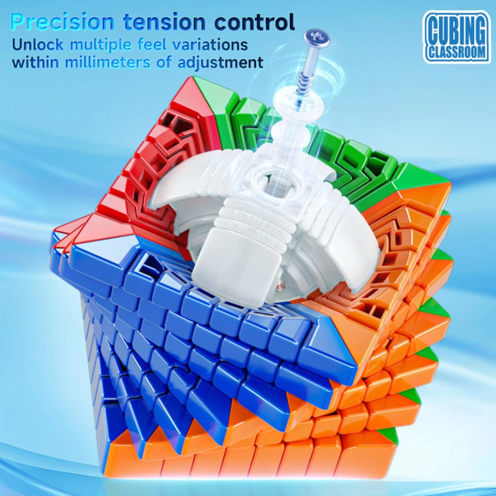 Moyu Meilong 8 x 8 Speed Cube 70 mm Toys for Kids Stickerless MoFang JiaoShi Magic Puzzle Cube