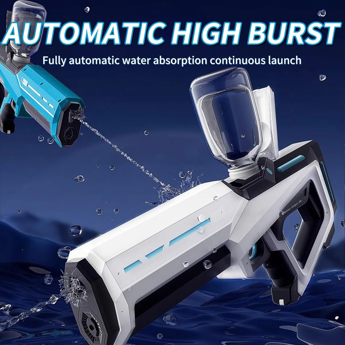Pistola ad Acqua Elettrica,Pistola ad Acqua Giocattol,Dispositivo Giocattolo per Piscina Estiva,Pistole ad Acqua Automatica,per Piscina,Spiaggia,Estivi Feste All'aperto