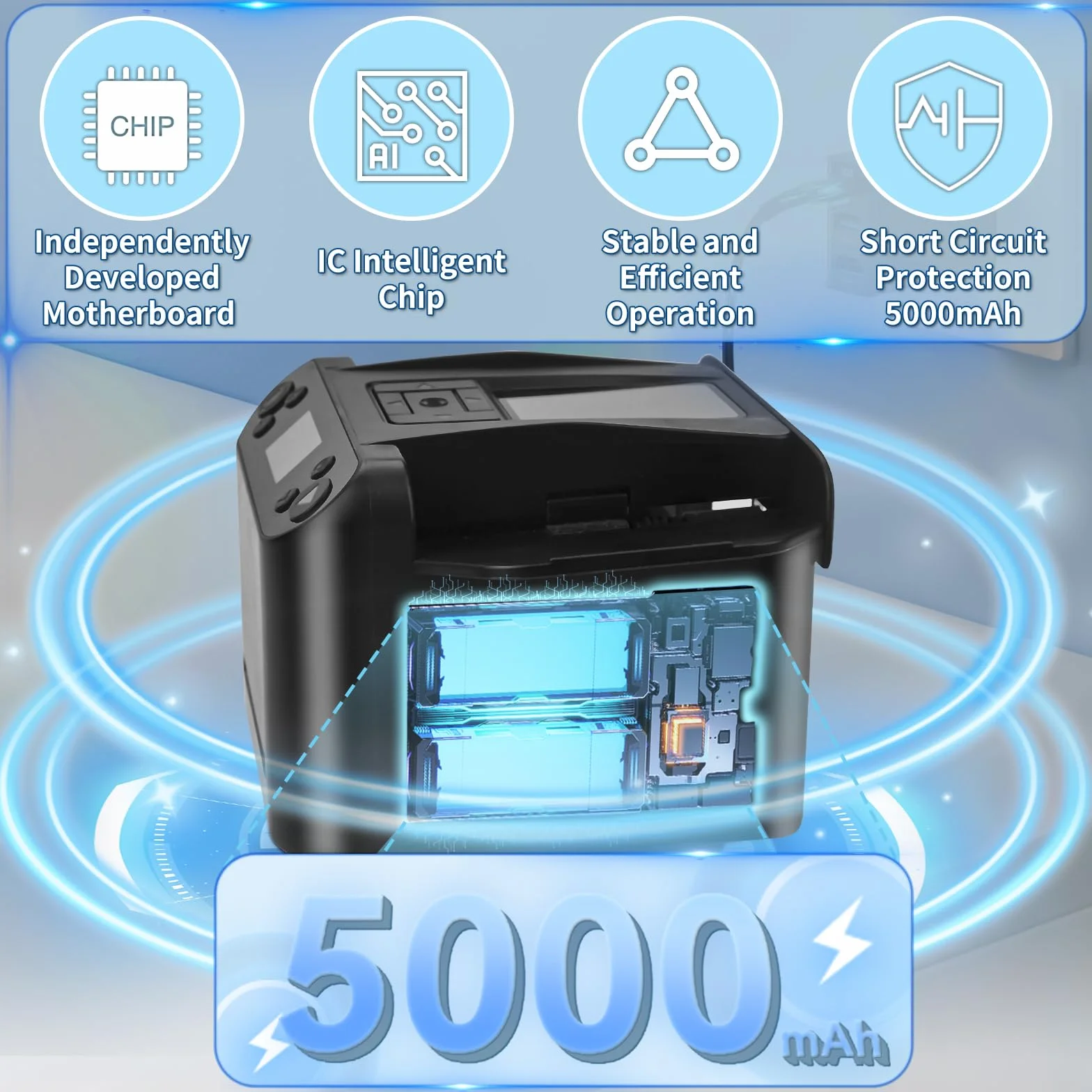 Pipihome Mescolatore Carte da Gioco, 2 in 1 Distributore Carte da Gioco Elettronico di Carte da Poker, Mischia Carte Automatico per Uno, Blackjack, Poker, Burraco, Card Shuffler per Texas Hold'em