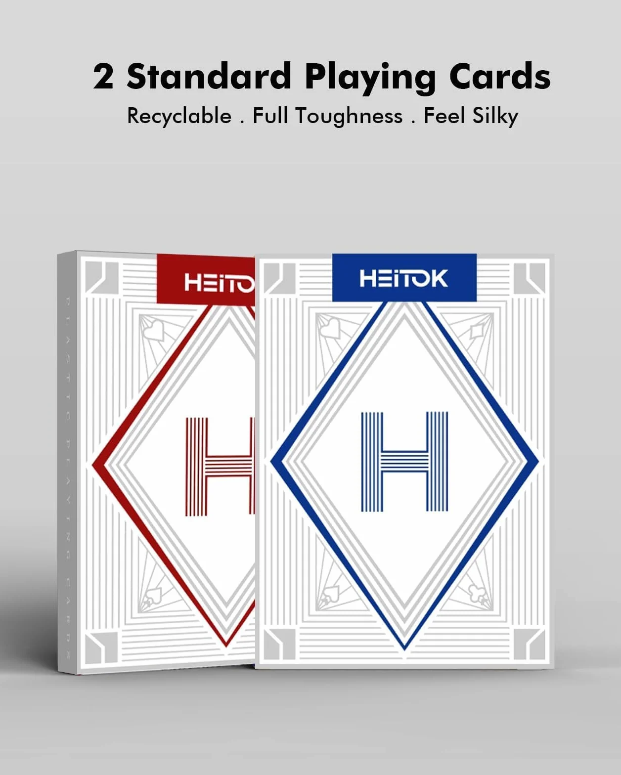 HEITOK Set da Poker 500 Fiches 11,5g Numerati con Anima in Metallo - Valigetta Alluminio Rinforzata, Bottone Dealer in Metallo, Carte e Dadi - Kit Texas Holdem Professionale per Adulti