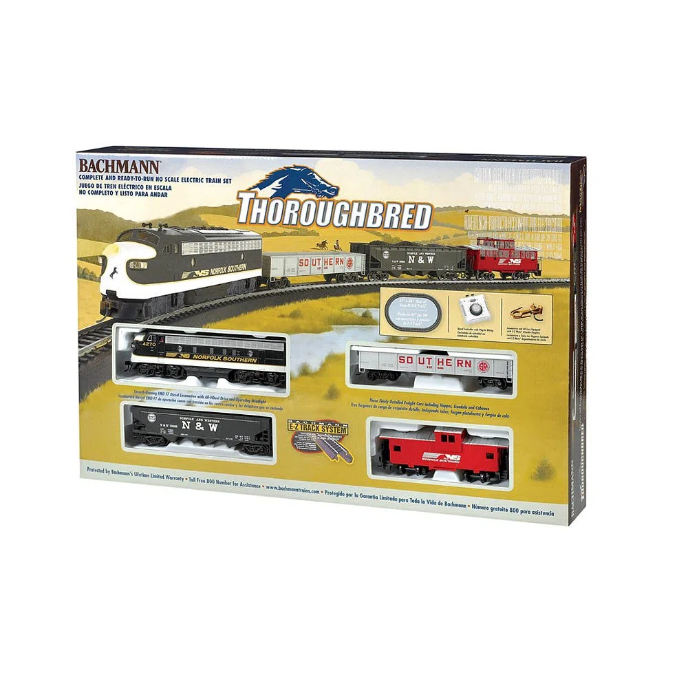 Bachmann Trains Thoroughbred Ready-to-Run Ho Scale Train Set