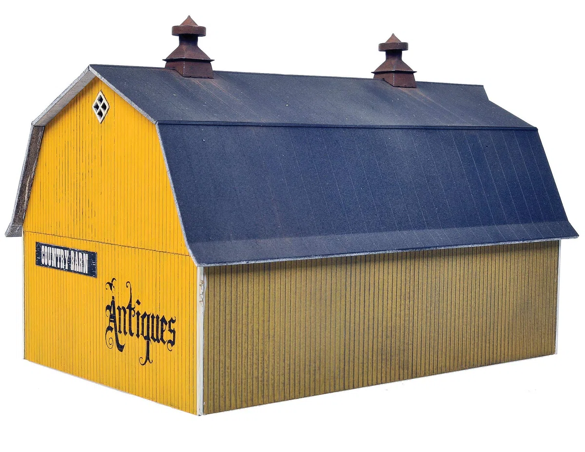 Walthers Cornerstone Scale Antiques Barn Kit 1:87 HO 933-3339