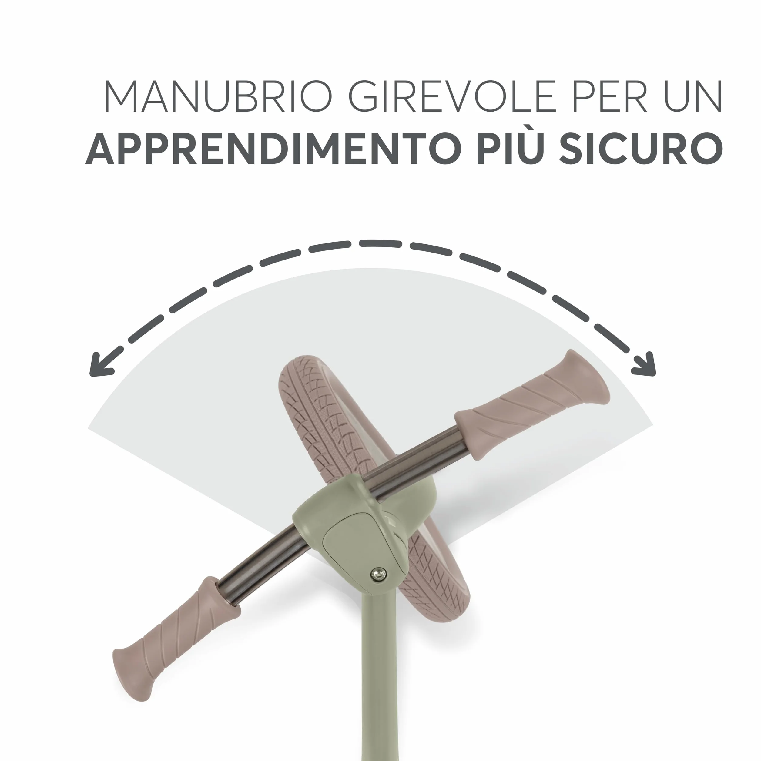 KikkaBoo Bicicletta Senza Pedali 3 Anni LANSER, Bici Senza Pedali 3-6 Anni, Pronta All’uso, Facile da Guidare e Trasportare, Aiuta l’equilibrio, Cresce Con il Bambino, Verde militare