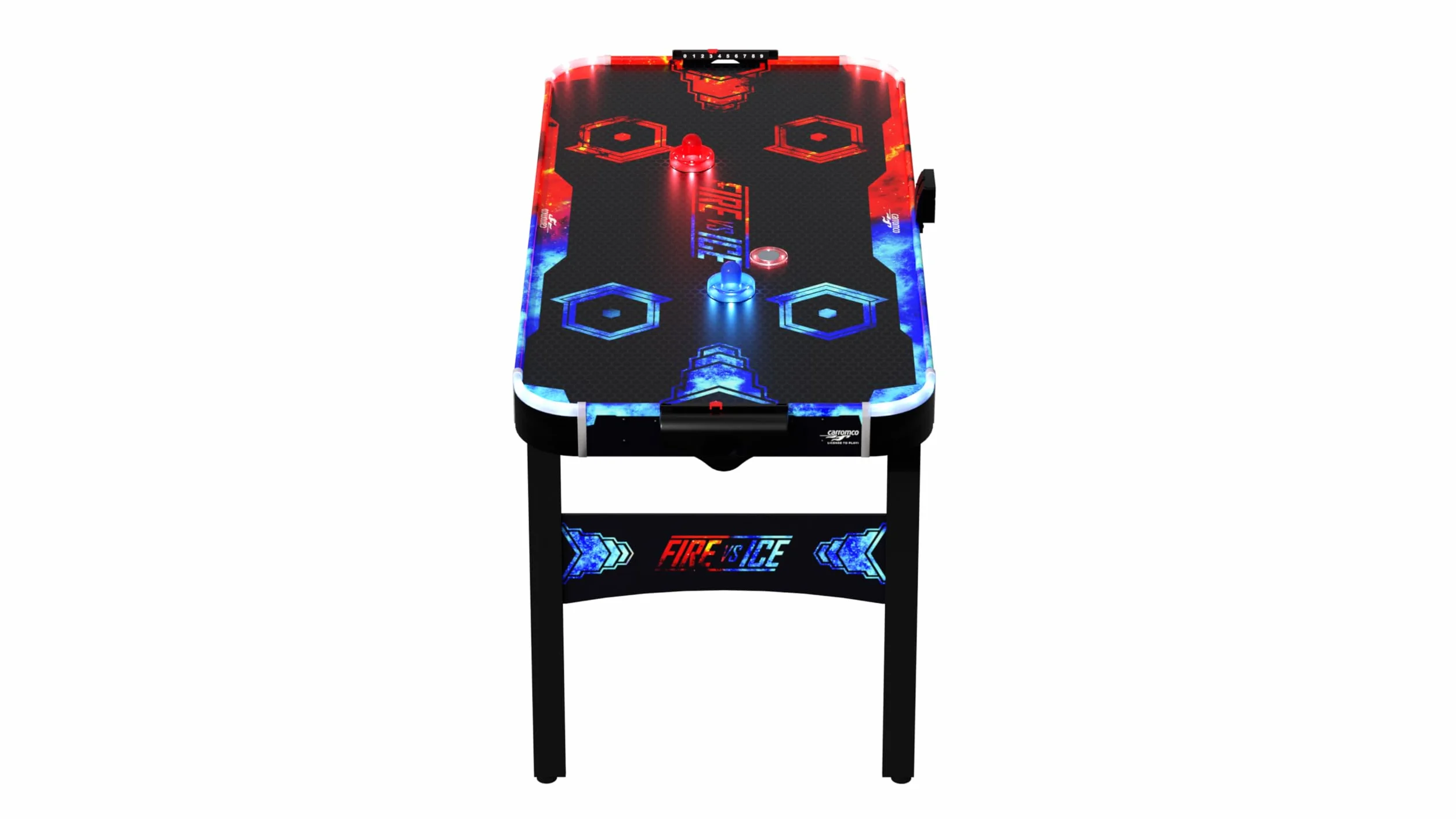 Carromco Airhockey Fire Vs Ice Air Hockey Nero Taglia Unica