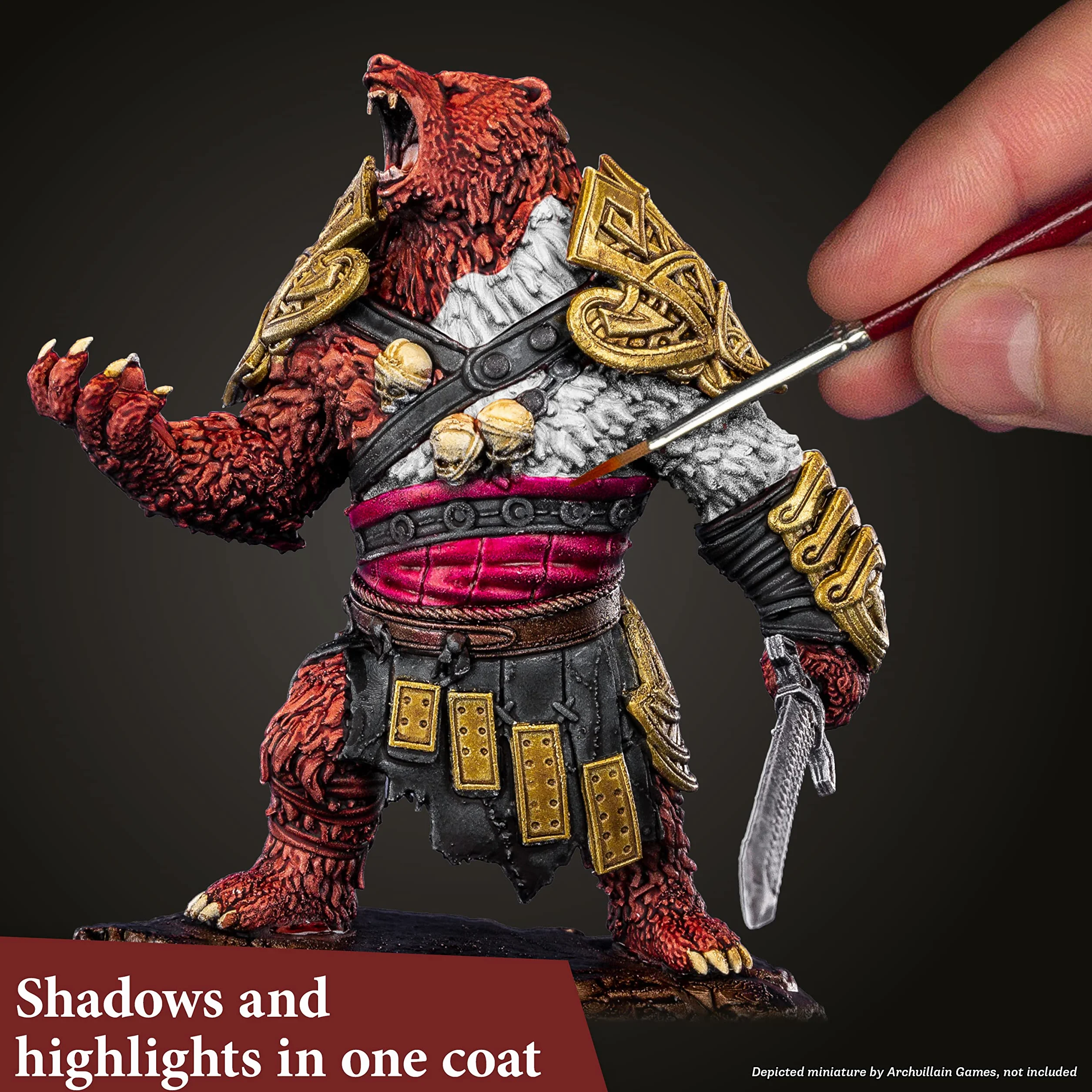 The Army Painter Speedpaint Most Wanted Set 2.0, Colori Acrilici Set Con 24 Bottiglie Da 18ml Di Gamma Di Colori Dal Speedpaint Starter Set, Incluso 1 Pennello Base Per La Pittura Di Miniature D&D