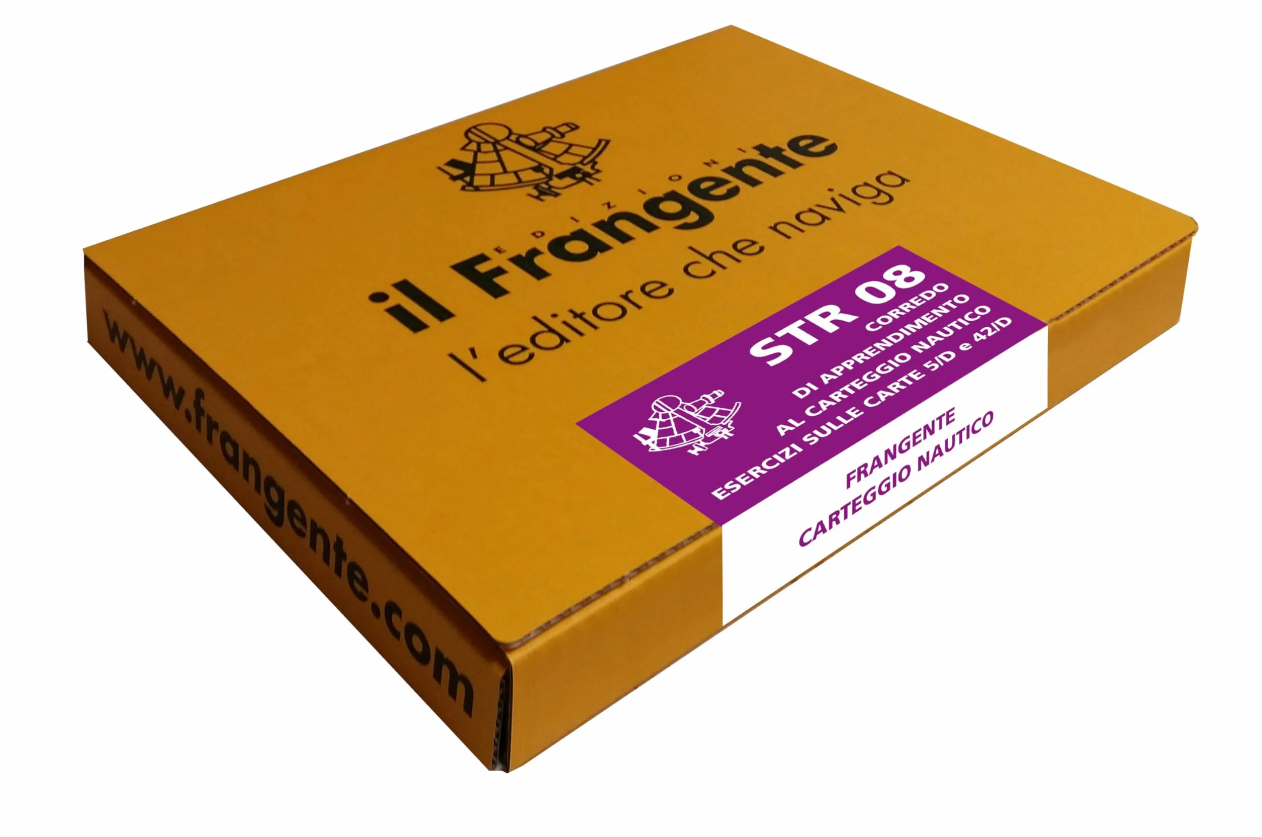 Kit di apprendimento al carteggio Nautico Esercizi sulle Carte 5/D e 42/D Corredo Il Frangente STR 08