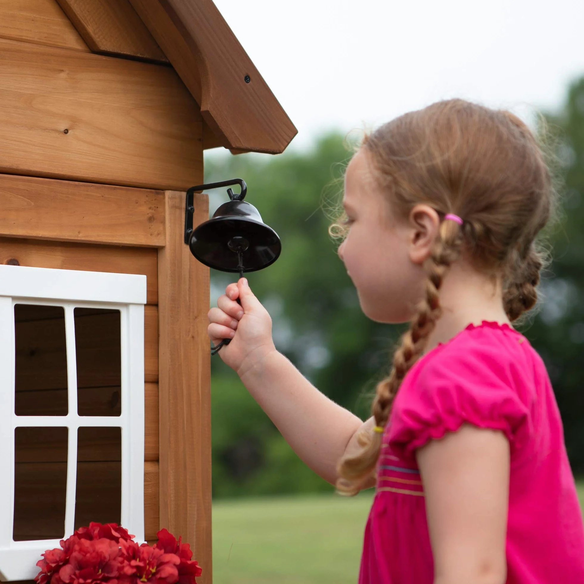Backyard Discovery Aspen Casetta per Bambini in Legno con Cucina e Accessori 130x200x170 cm 2-10 Anni