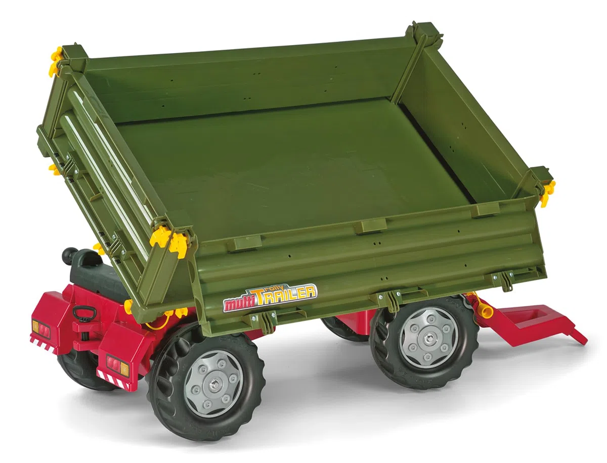 Rolly Toys 125005 - Veicolo a Pedali Multitrailer, 2 Pezzi Assortiti