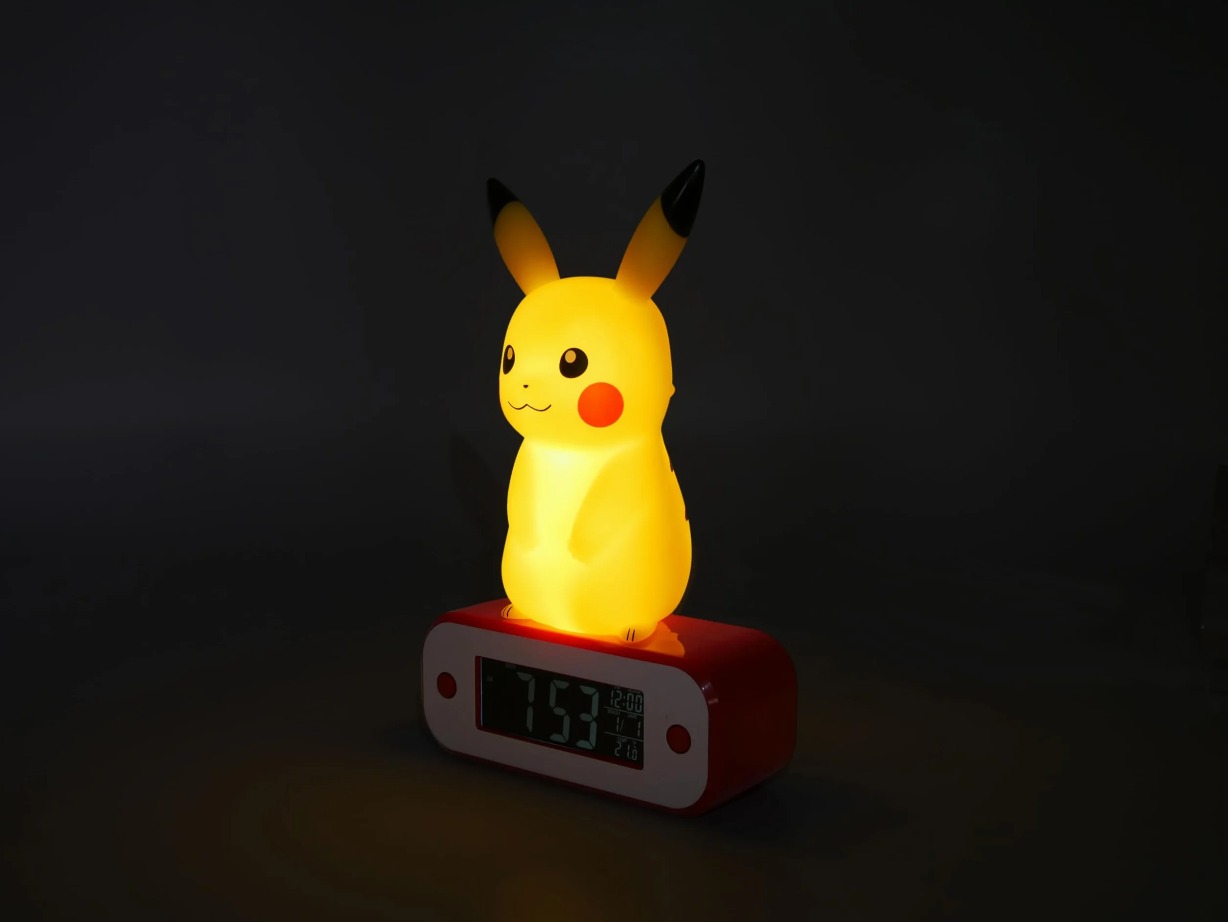 Teknofun Pokemon - Pikachu Licht - Wecker - Gelb