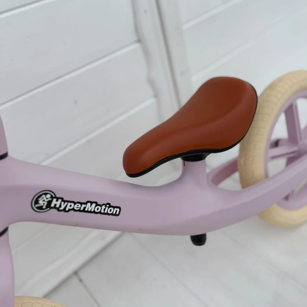 HyperMotion Marcelo Bicicletta Senza Pedali Balance Bike 12 Pollici con Ruote PU Antiforatura, Sella Regolabile e Bloccasterzo, per Bambini da 18 Mesi, Resistente fino a 50 Kg, Montaggio Facile, Rosa