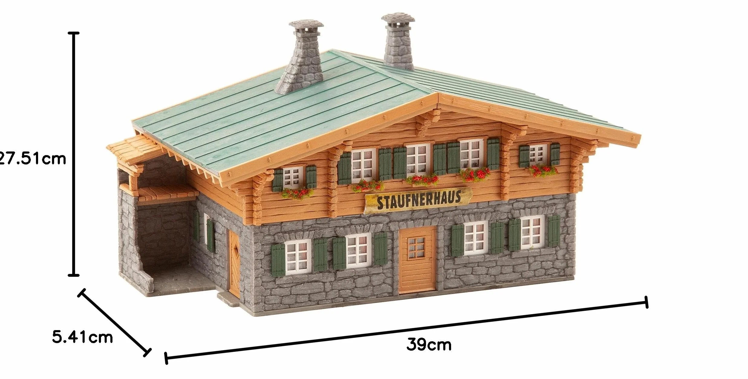 FALLER Kit modello rifugio Staufnerhaus H0 1/87 Epoca III