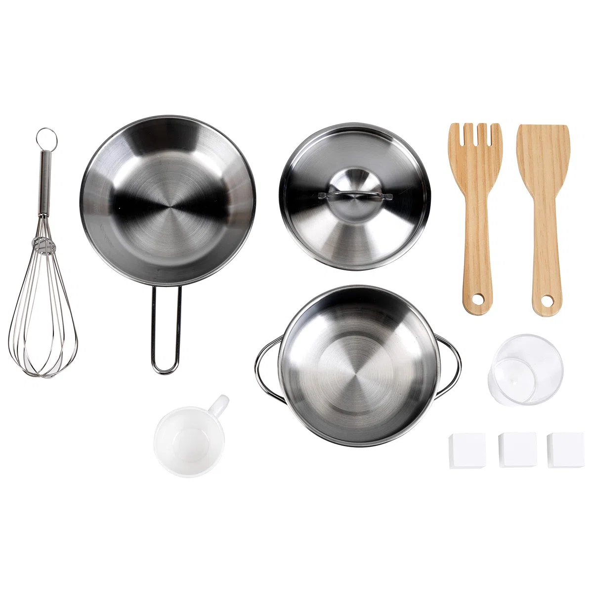 Theo Klein Cucina familiare Miele, in Legno con Fornello, Funzione Luci e Suoni, Forno a Microonde, Frigorifero con distributore di Cubetti di Ghiaccio, Accessori da Cucina, Giocattoli per Bambini 3+