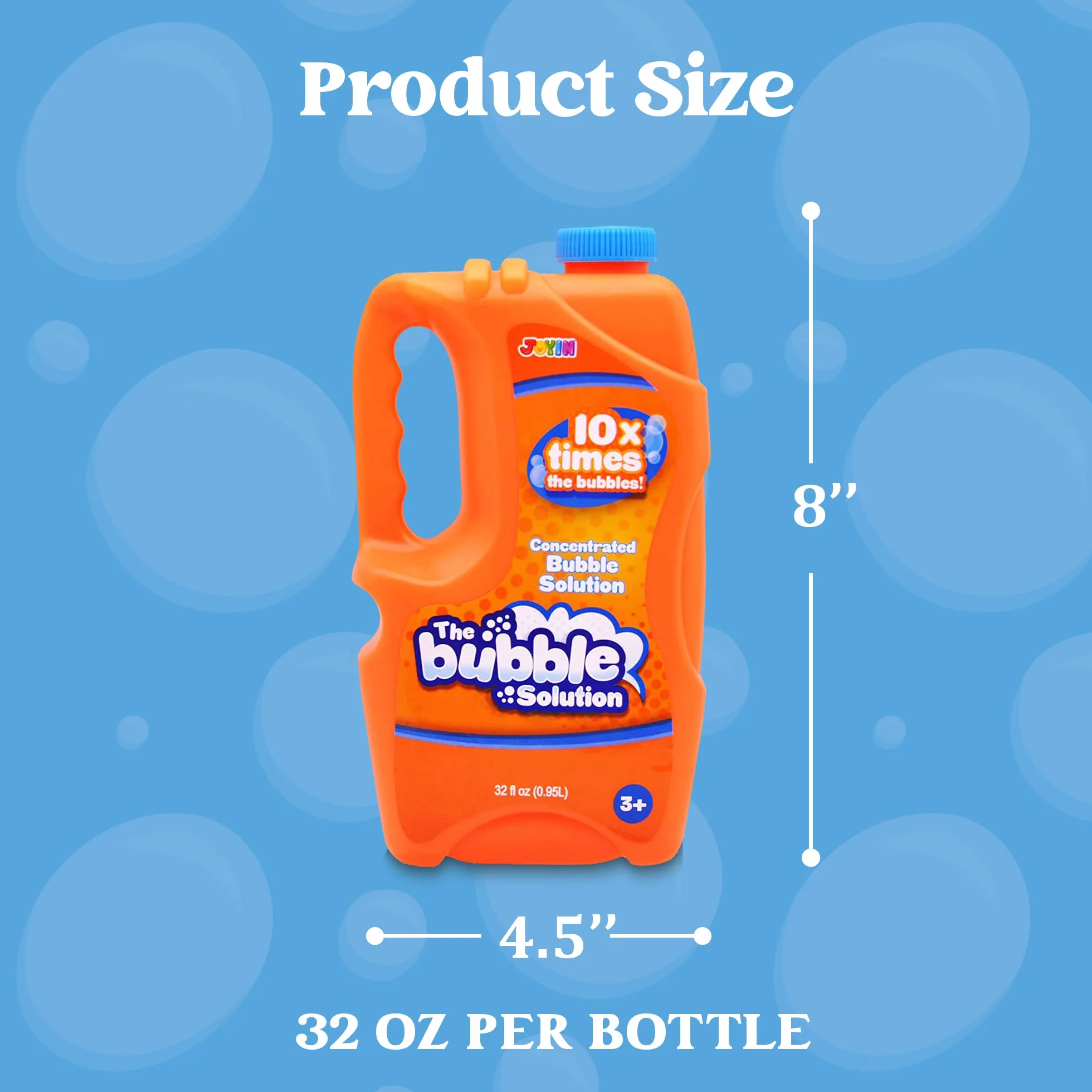 2 * 0.95L Grandi Bolle Concentrate Soluzione (fino a 19 litri) per Grandi Feste Estive, Bomboniere, Bolla Estiva Giocattolo, Premi in Aula
