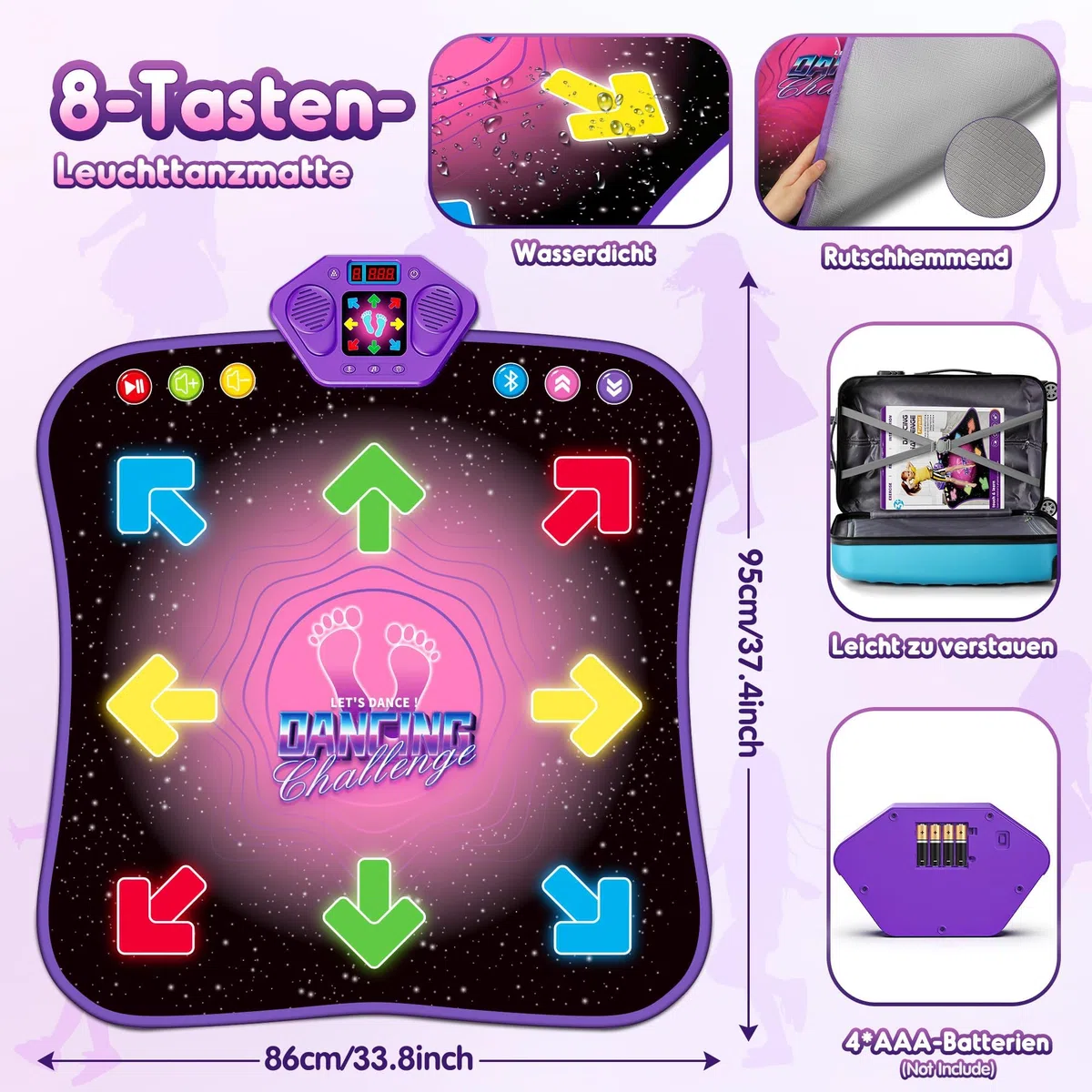 tappeto ballo bambina, tappeto da ballo bambina, tappeto musicale bambini, tappetino da ballo, tappeto musicale bambini 3 anni, idea regalo bambina 6 7 8 9 10 anni, gioco ballo, giocattoli bambina
