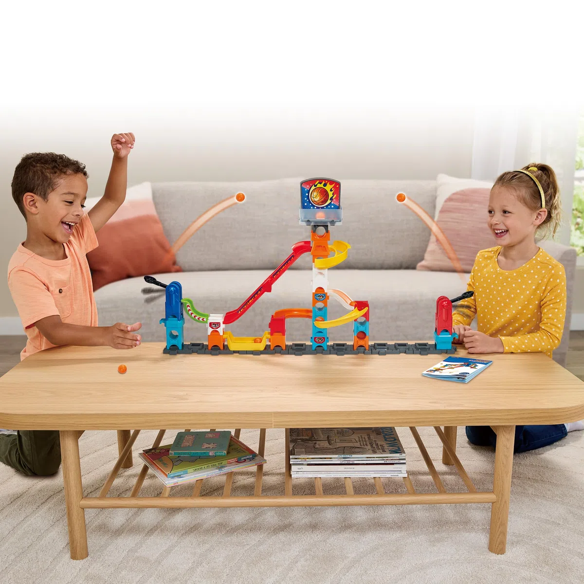 VTech Marble Rush Set di pallacanestro S500 - Giocattoli interattivi per giovani campioni di basket - Stimola la creatività e le capacità motorie - Per bambini dai 4 ai 12 anni