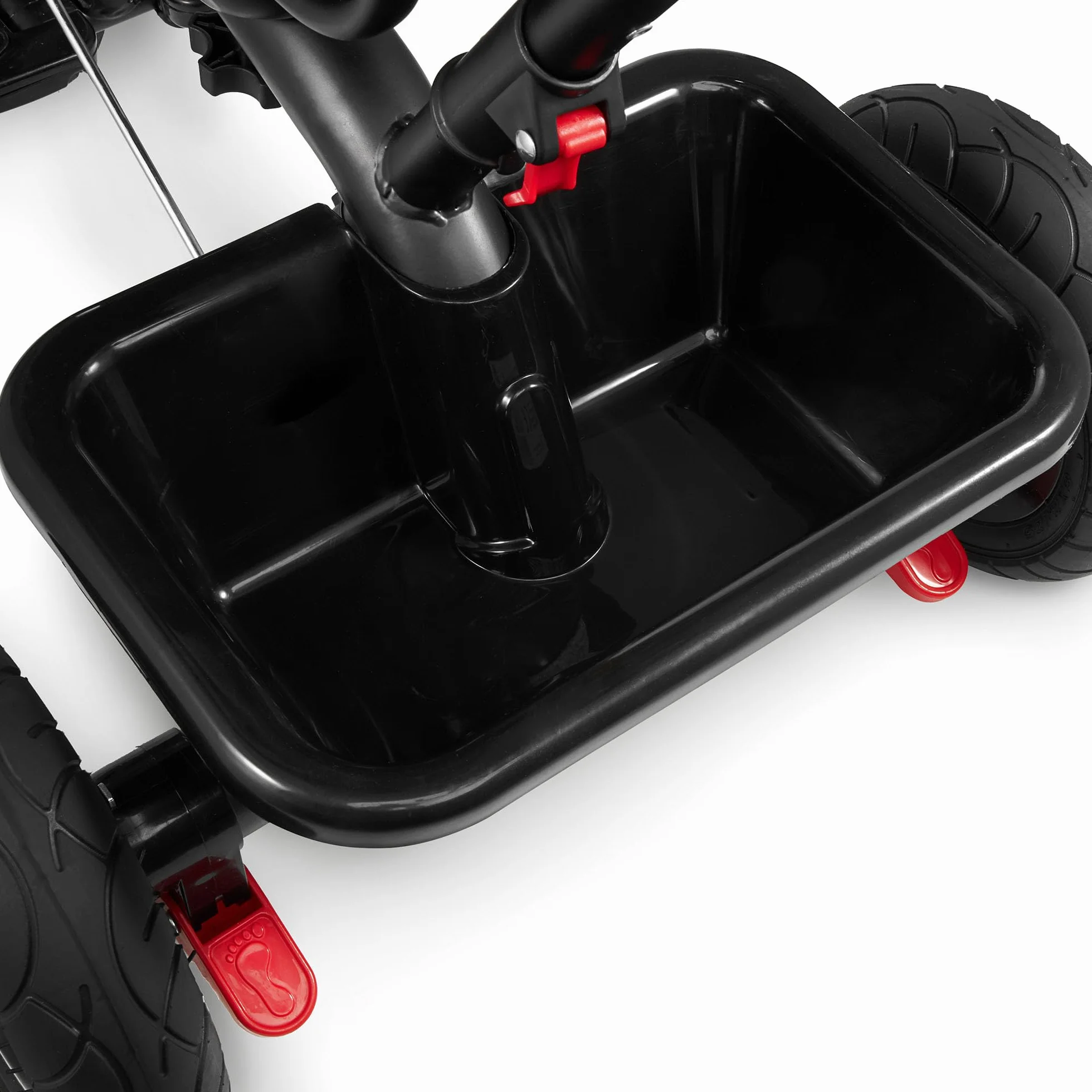 HyperMotion Triciclo Pieghevole per Bambini 1-4 Anni con Manubrio per Genitori - Bicicletta Evolutiva fino a 20kg - Monopattino Bambino Regolabile con Struttura Ergonomica, Grigio