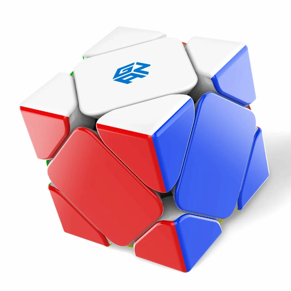 GAN Skewb Cubo di Velocità Professionale 3x3 Magnetico Skewb Cube, Cubo di Velocità a rotazione obliqua Design Leggero 8 Magneti Integrati, Adatto a Principianti e Bambini, Nonché Come Regalo