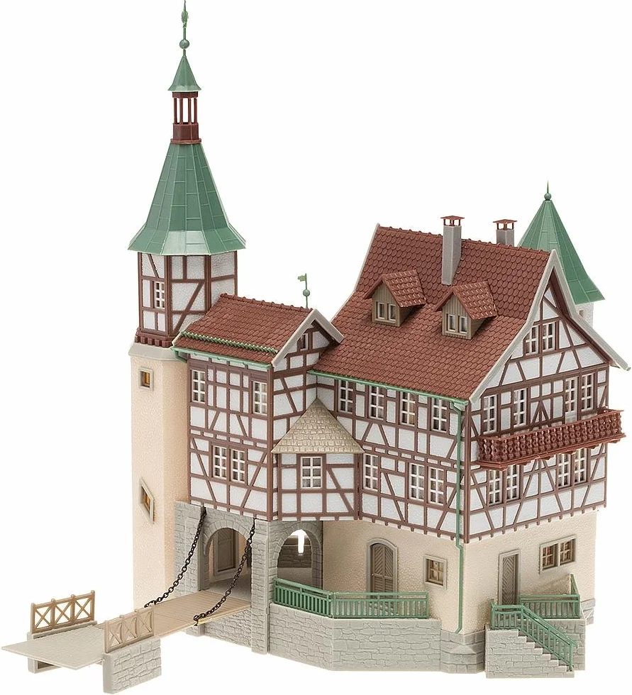 Faller 130385 Falkeneck Hunter's Lodge HO Scale Building Kit